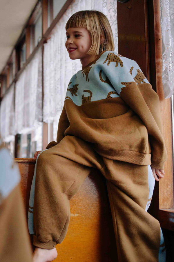 ENSEMBLE MOUTARDE TIGRE