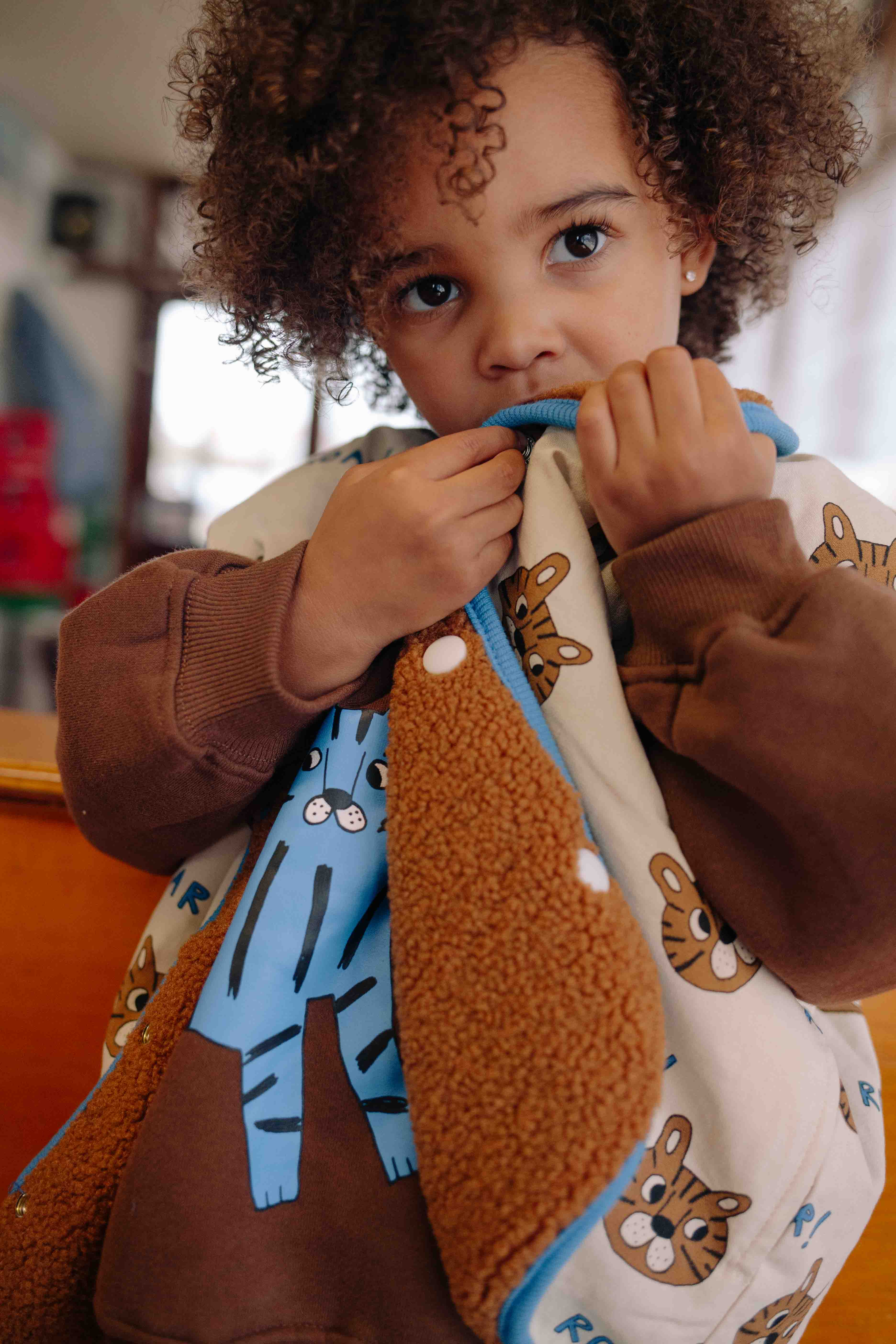 GILET REVERSIBLE MARRON ROAR