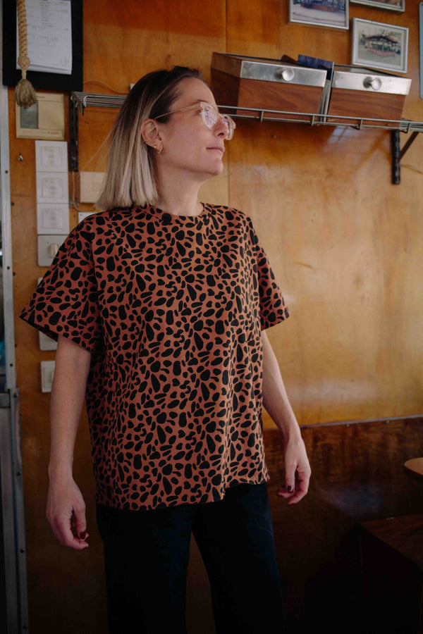 LEOPARD COFFEE TS SET WOMAN
