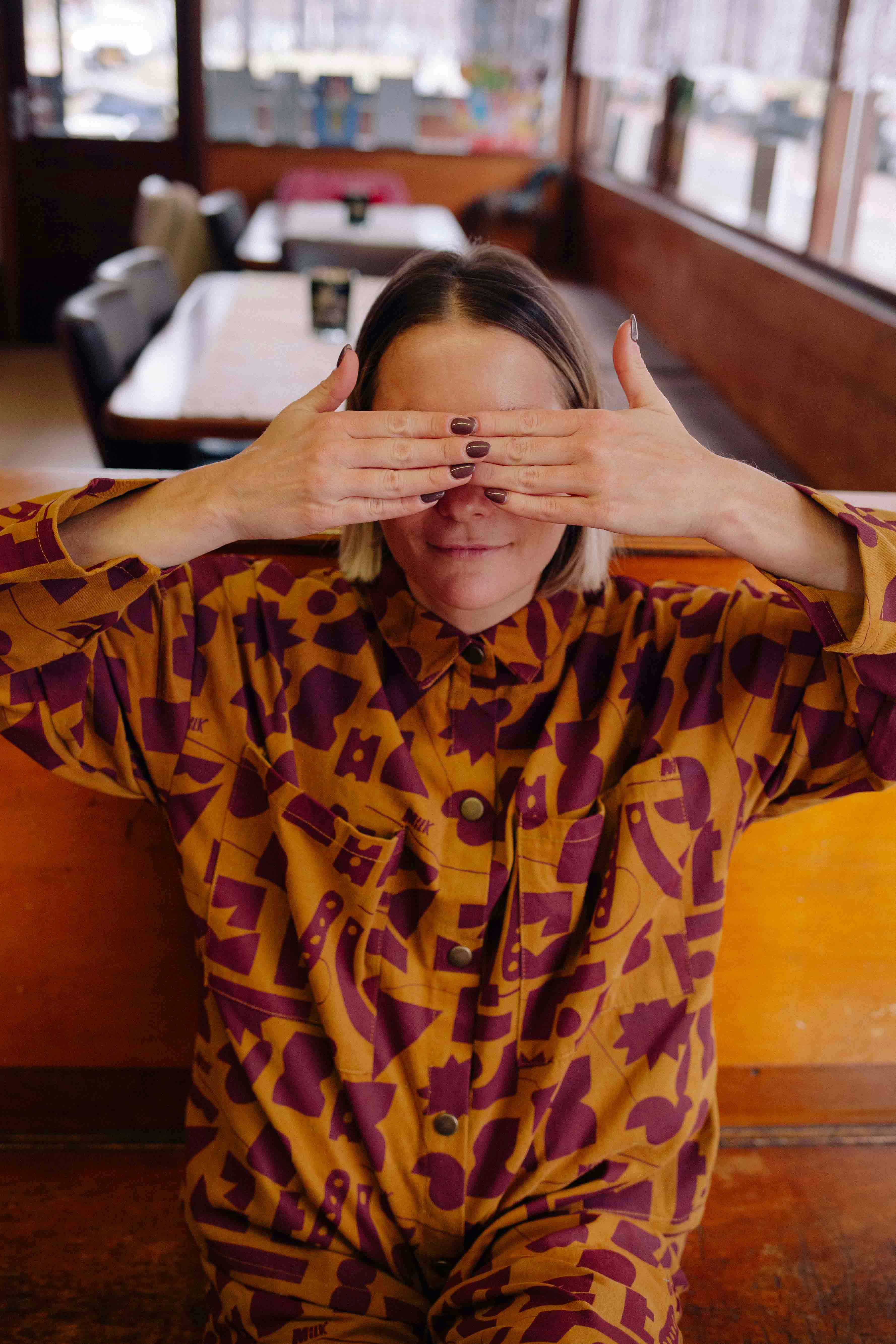 CAFÉ AU MILK DENIM SET WOMAN