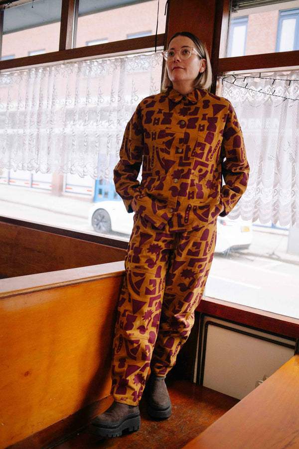 CAFÉ AU MILK DENIM SET WOMAN