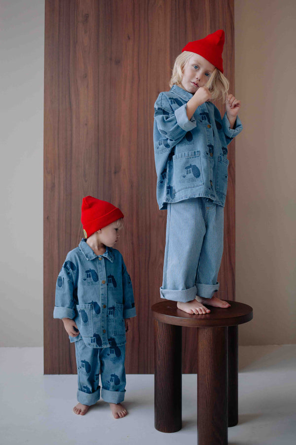 ENSEMBLE DENIM BERET