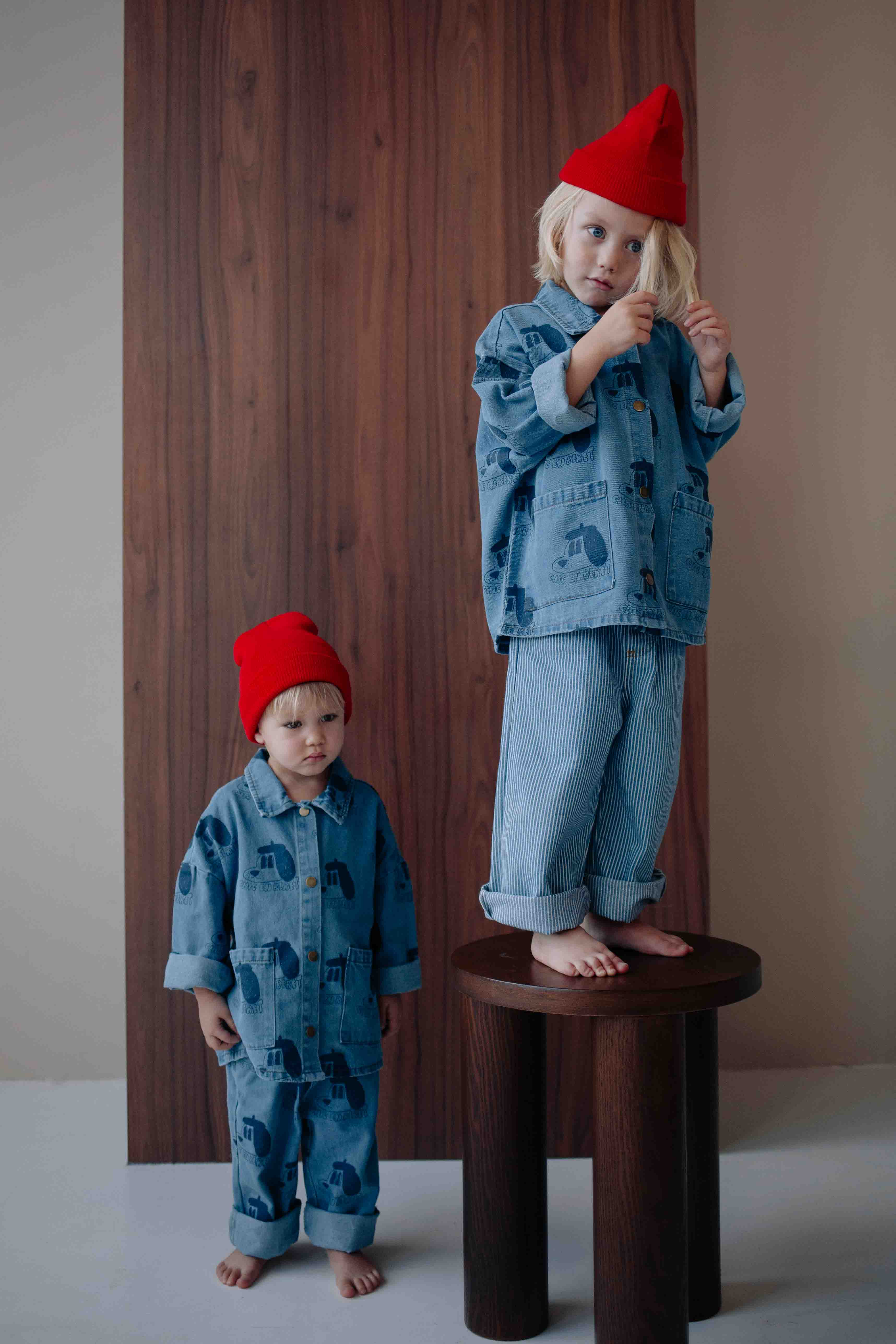 ENSEMBLE DENIM BERET