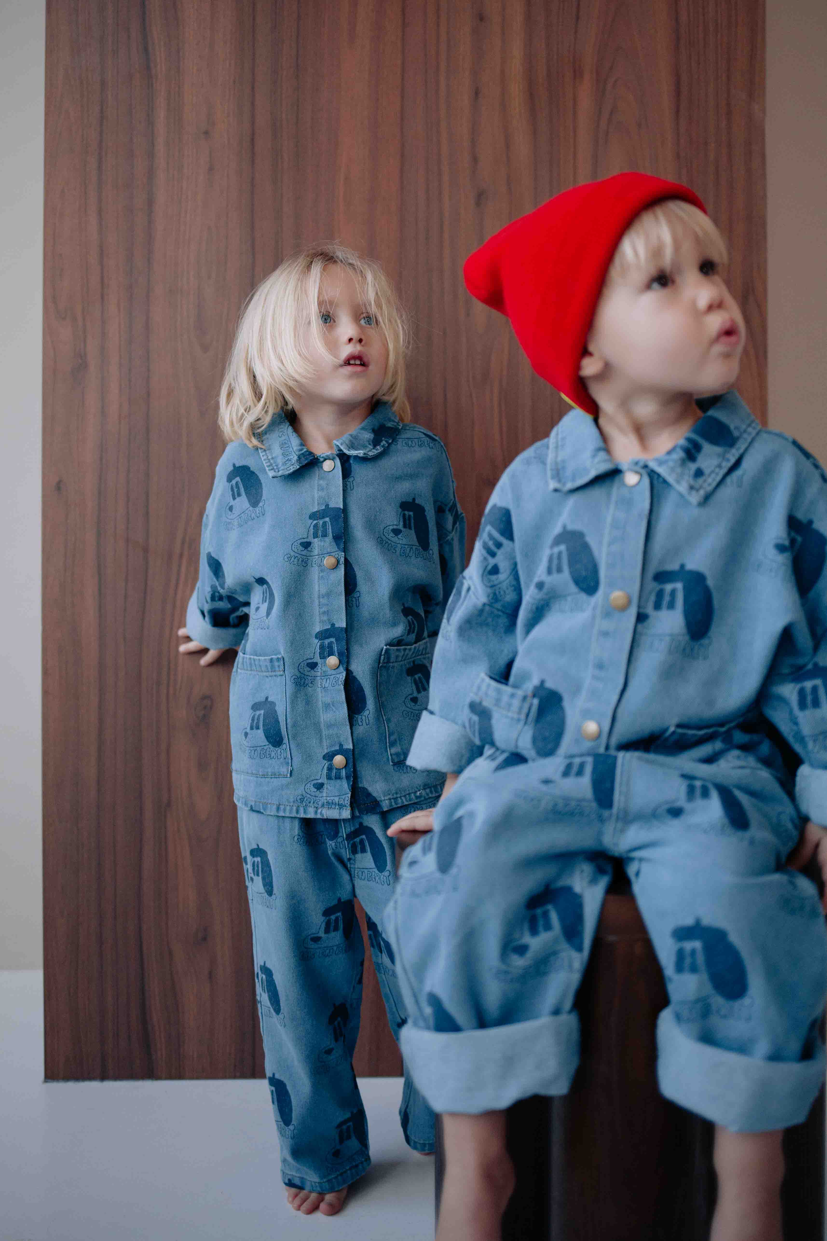 ENSEMBLE DENIM BERET