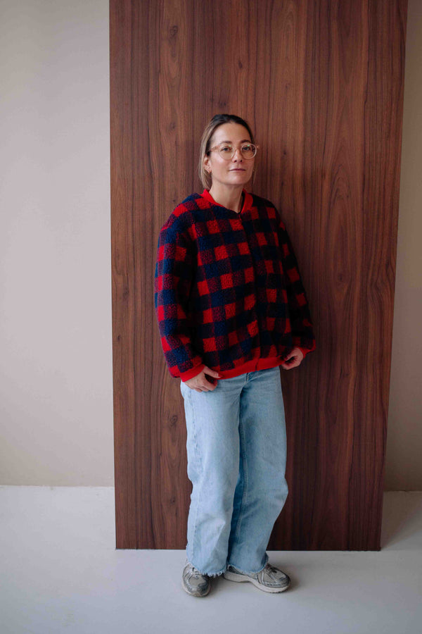 PLAID TRUCKER JACKET WOMAN