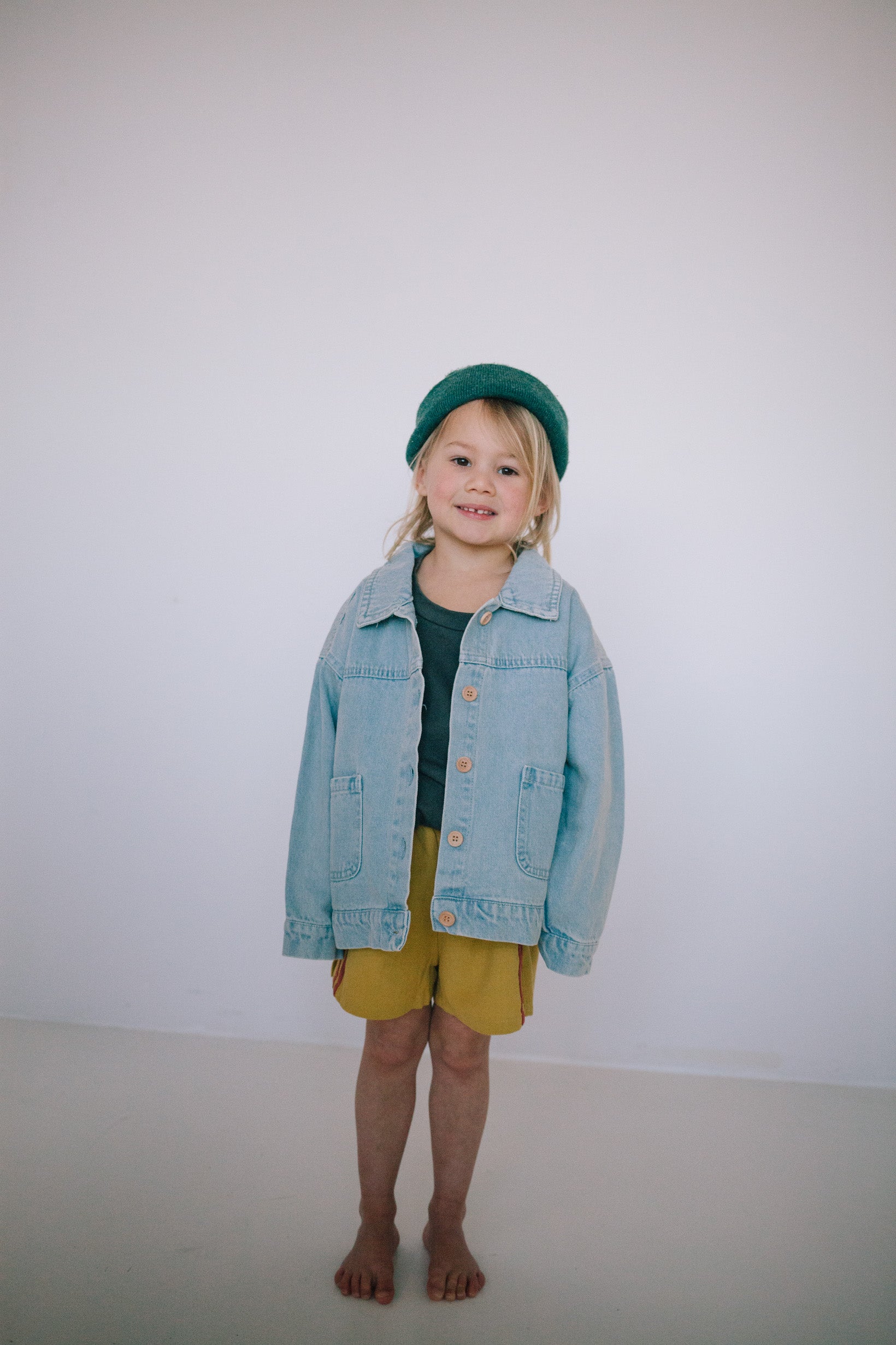BLEACHED DENIM JACKET