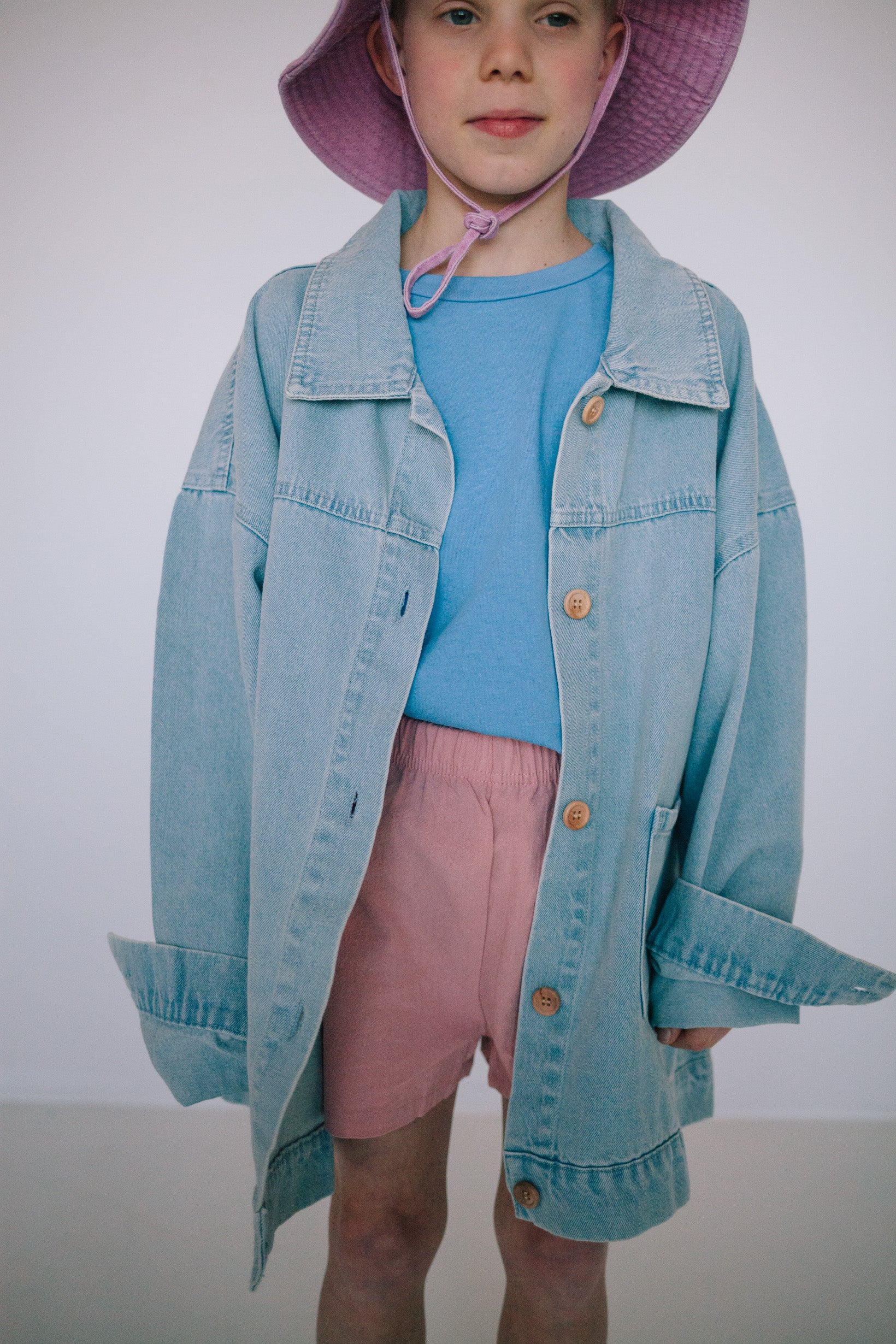 BLEACHED DENIM JACKET