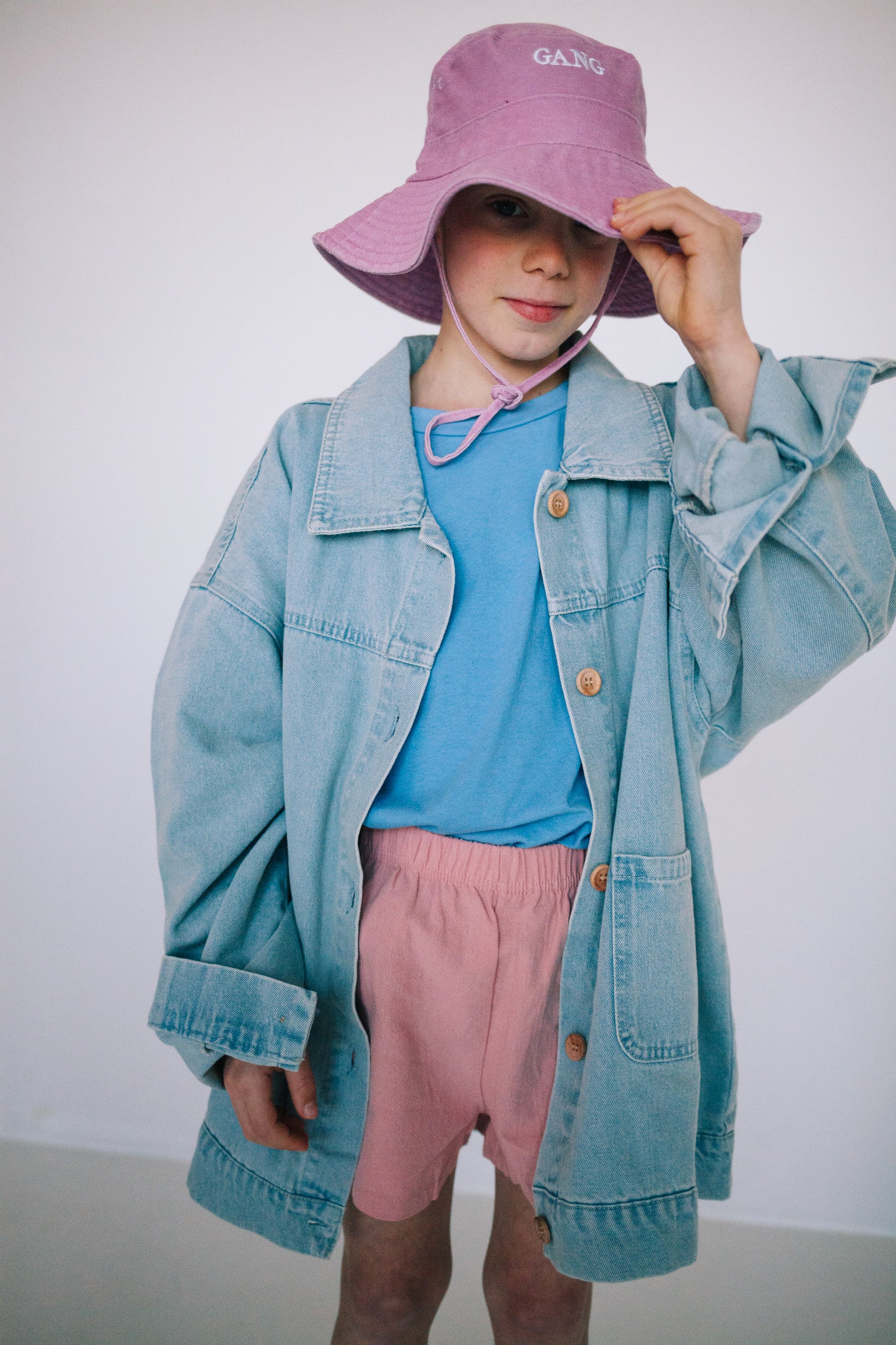 BLEACHED DENIM JACKET