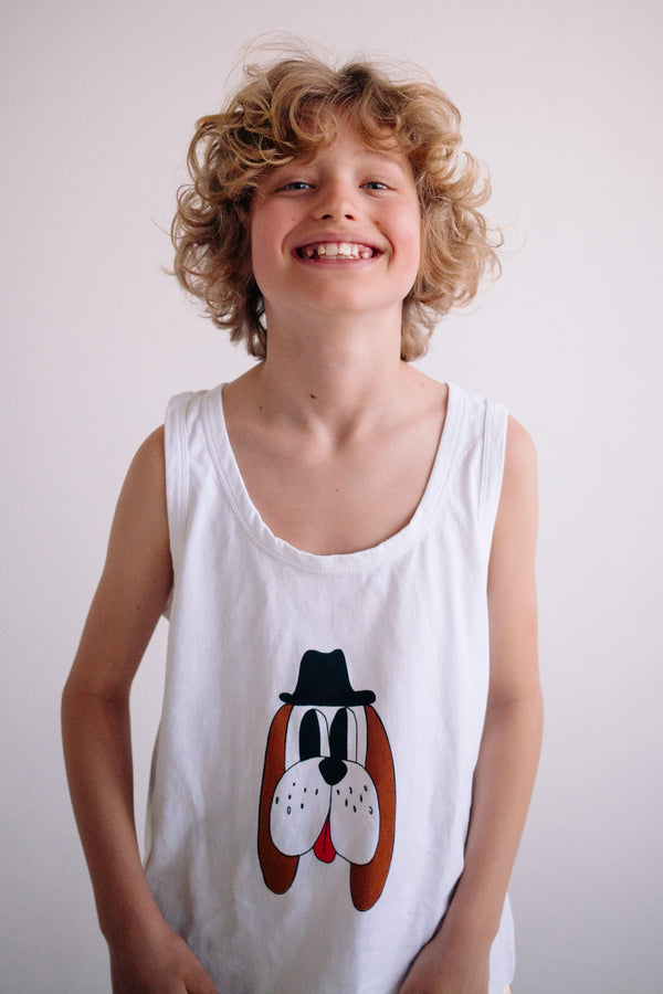 TANK TOP HAT DOG