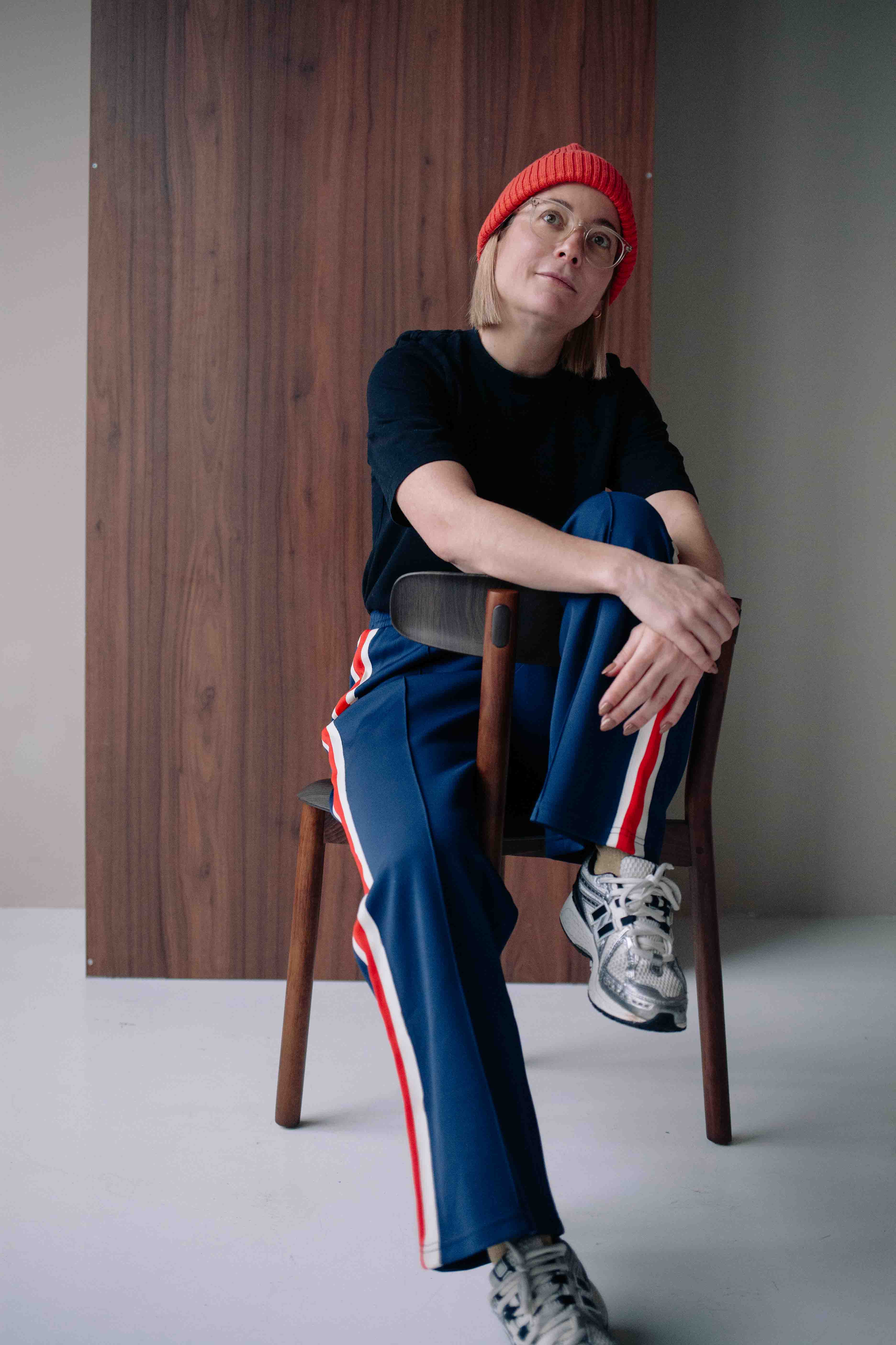 NAVY SPORTY PANTS