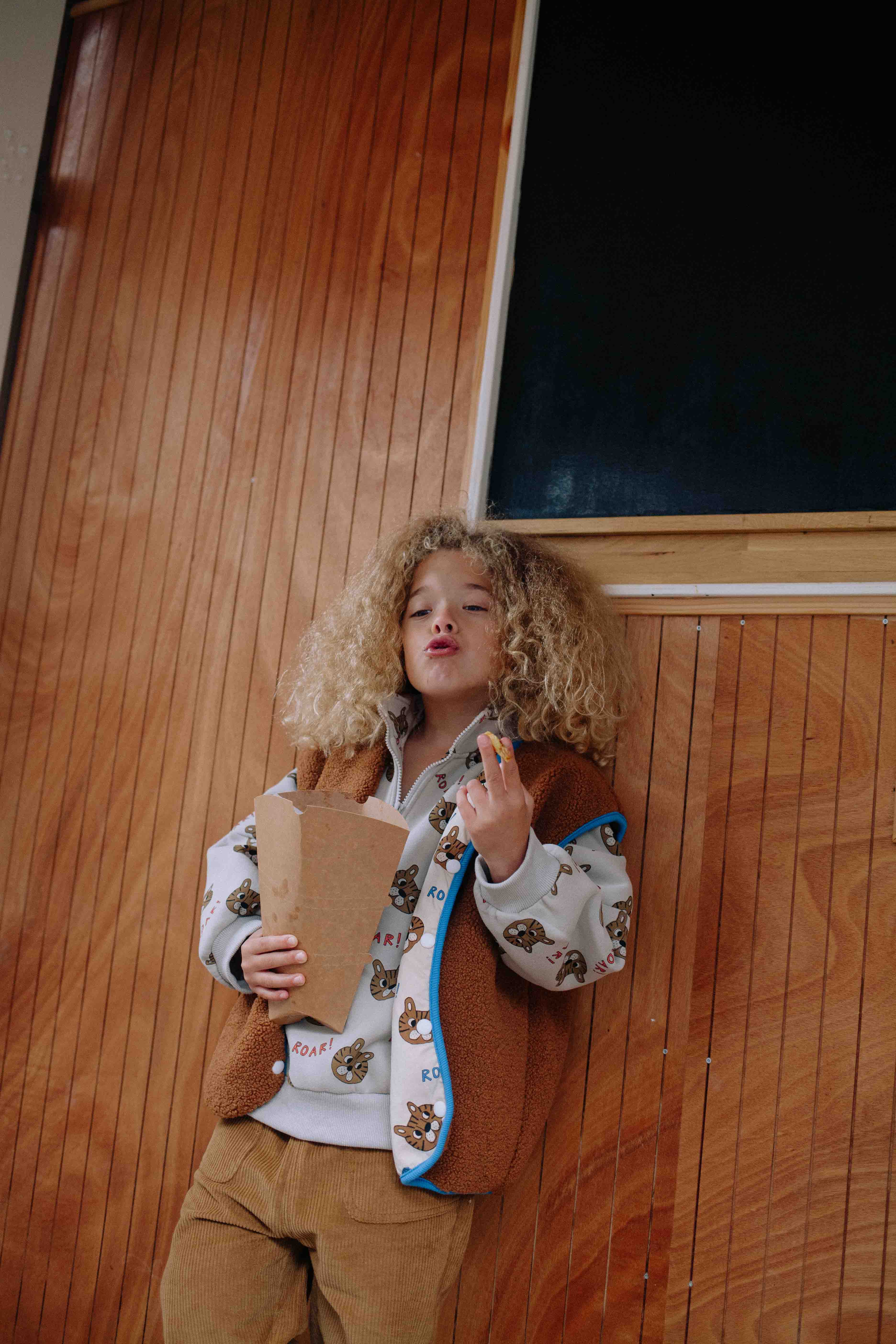 GILET REVERSIBLE MARRON ROAR