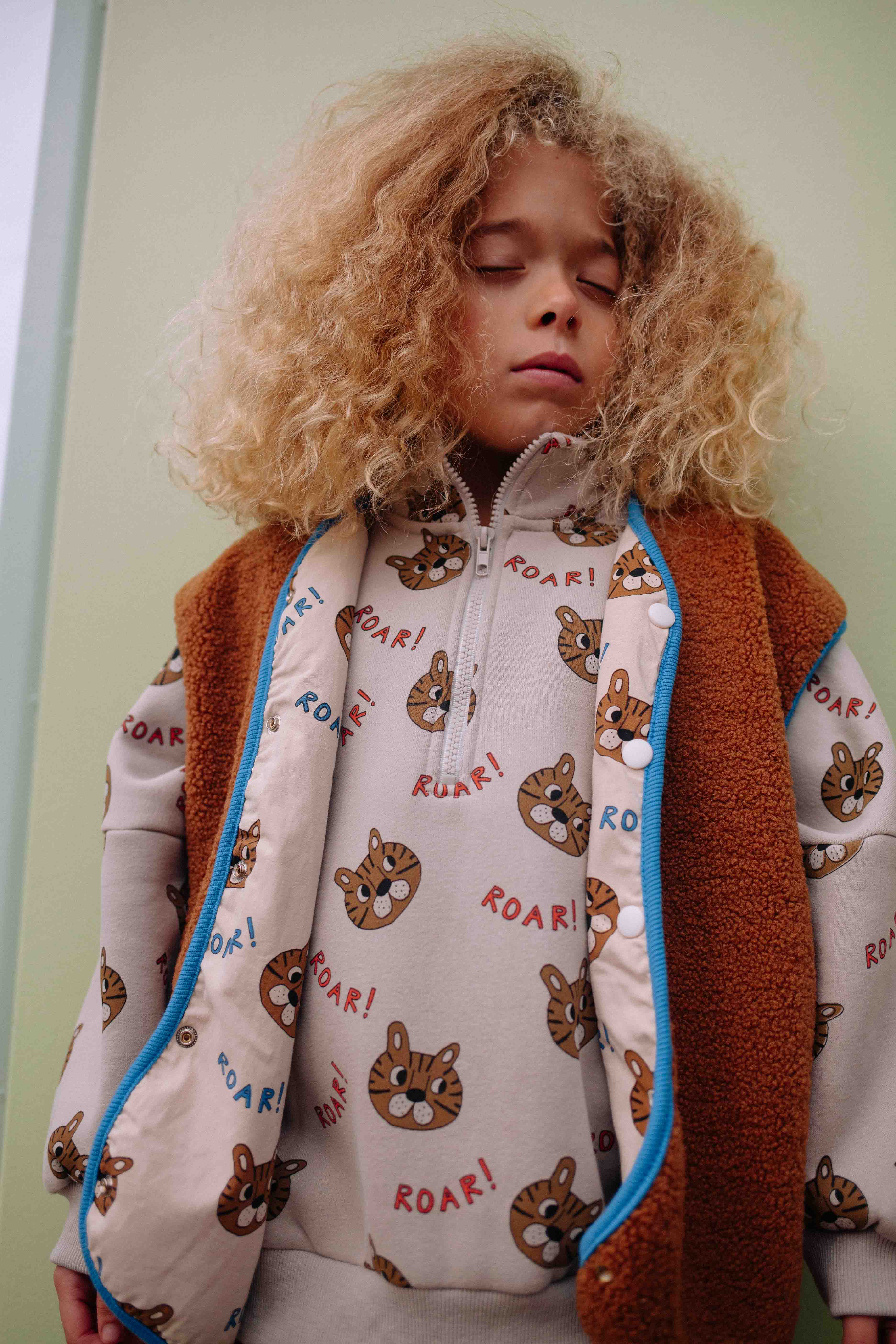 GILET REVERSIBLE MARRON ROAR