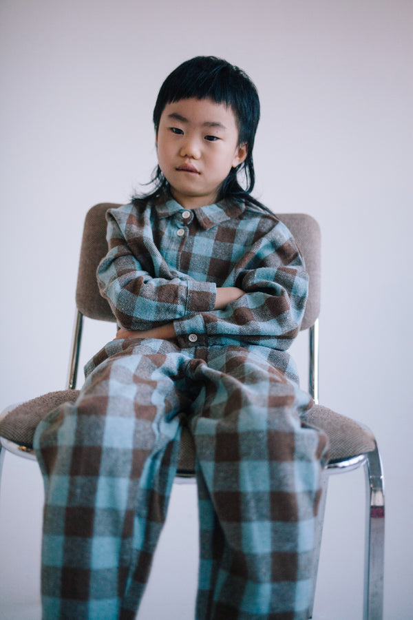 ENSEMBLE PLAID LAGOON