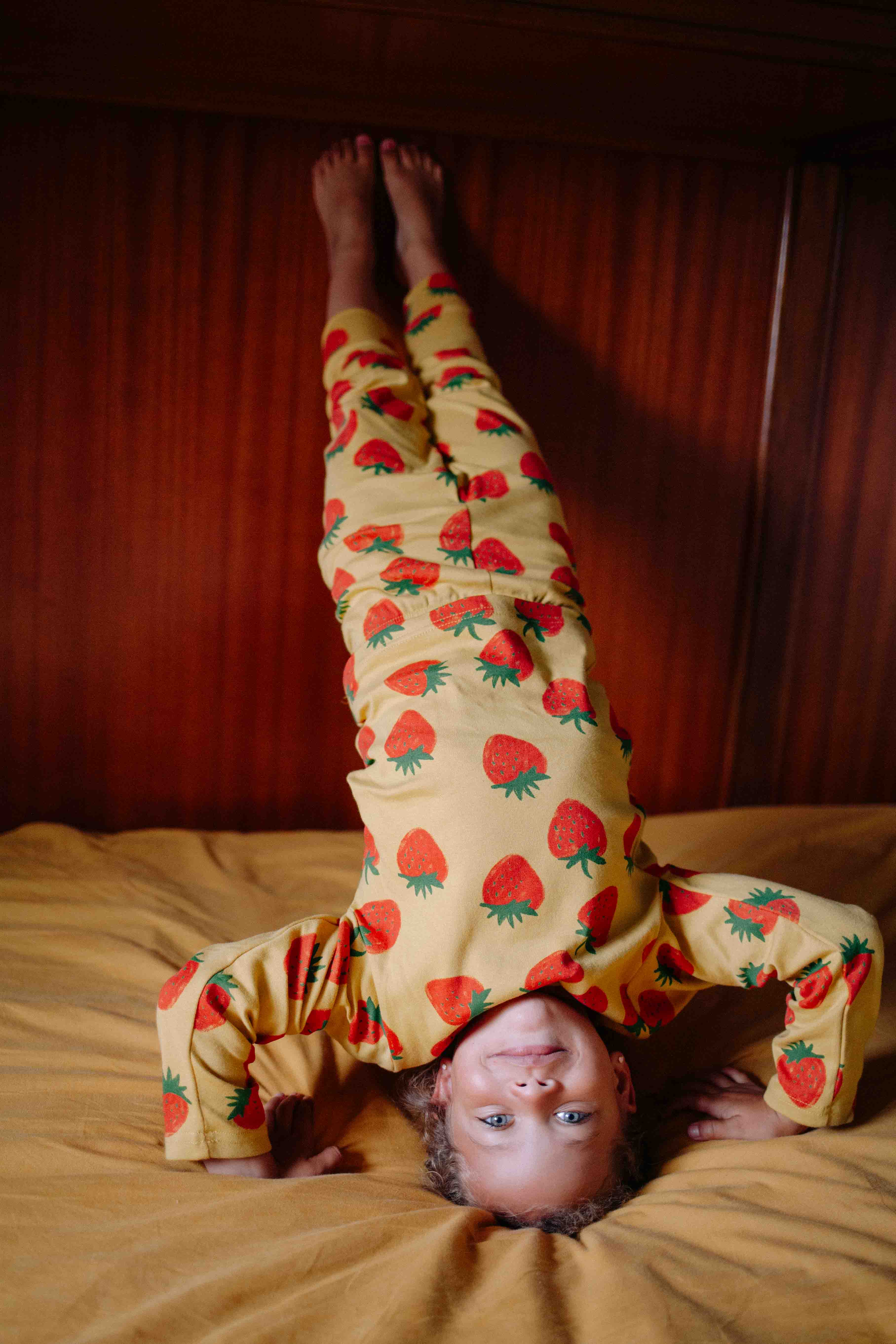 ENSEMBLE JAUNE STRAWBERRY LEGGING 