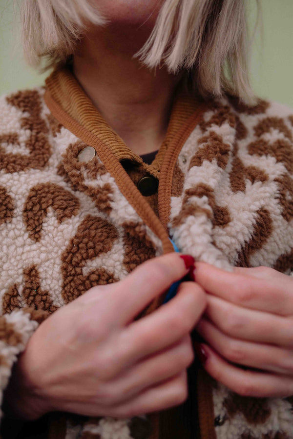 LEO SHERPA COAT WOMAN