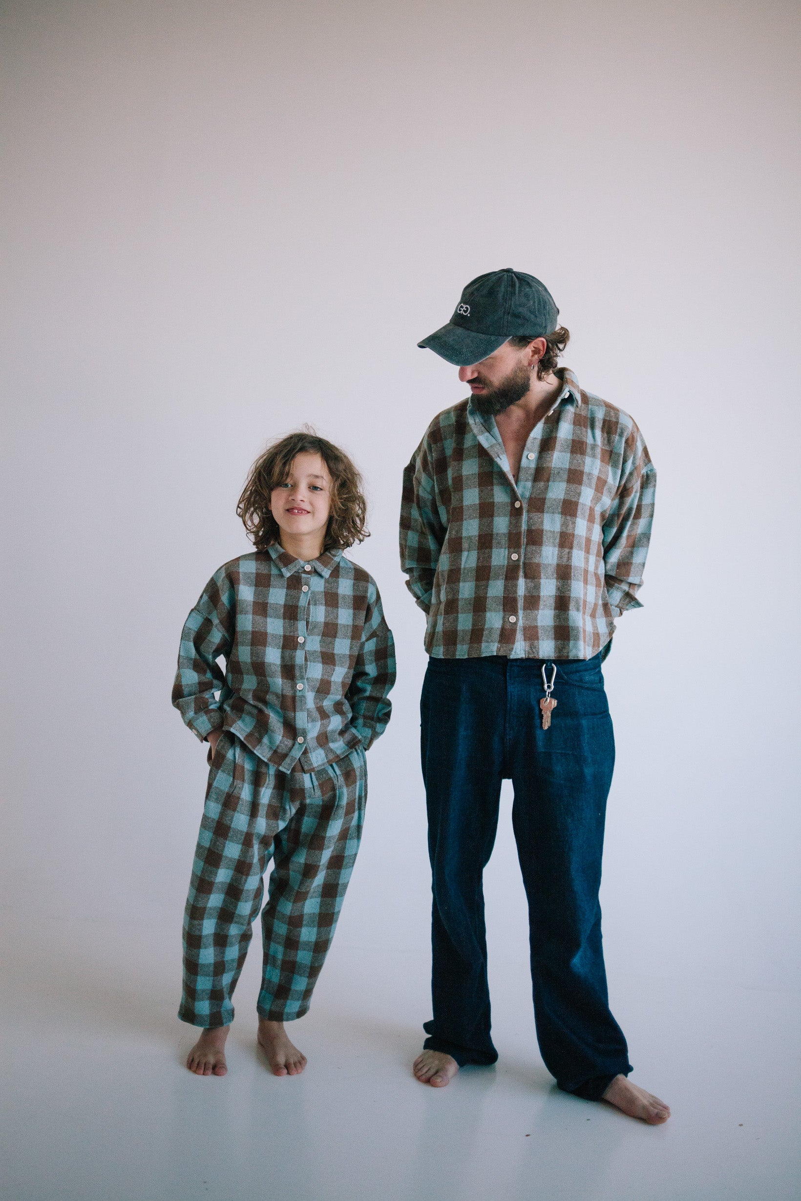 ENSEMBLE PLAID LAGOON