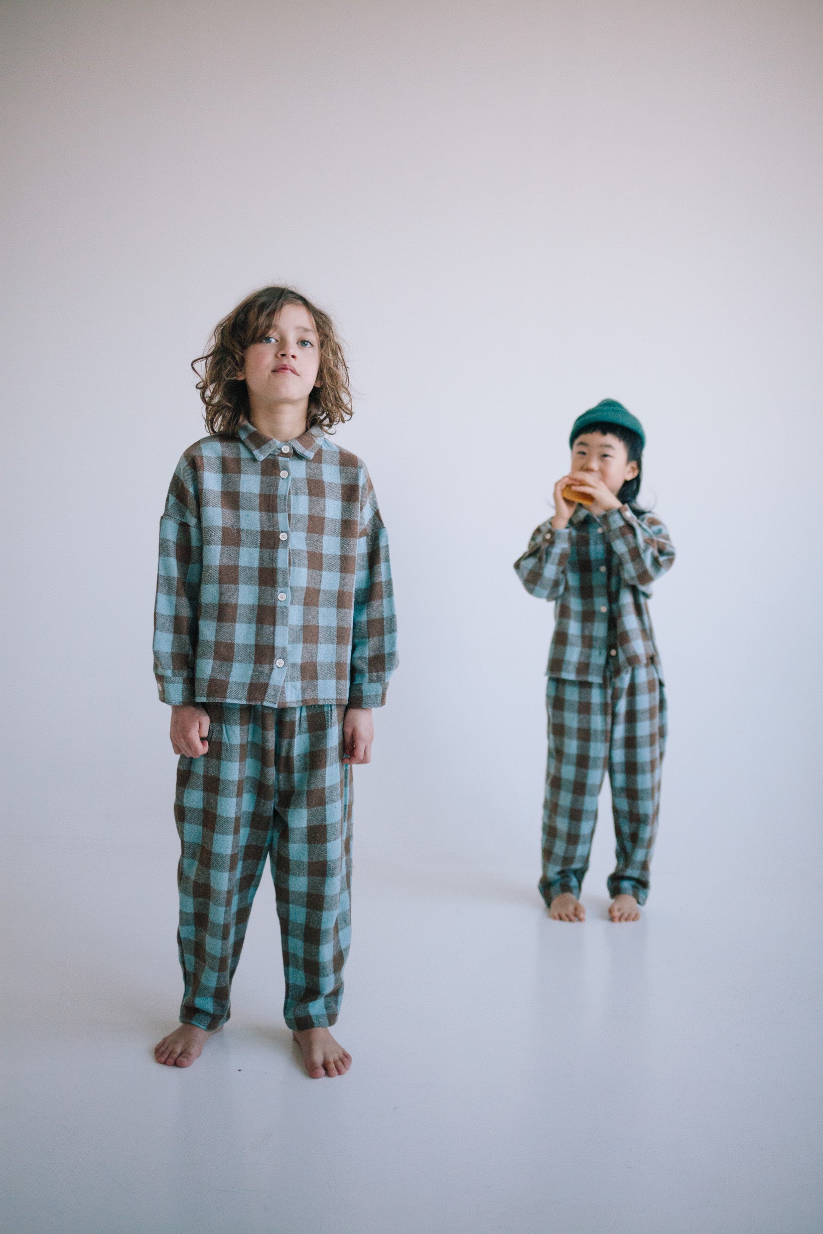 ENSEMBLE PLAID LAGOON