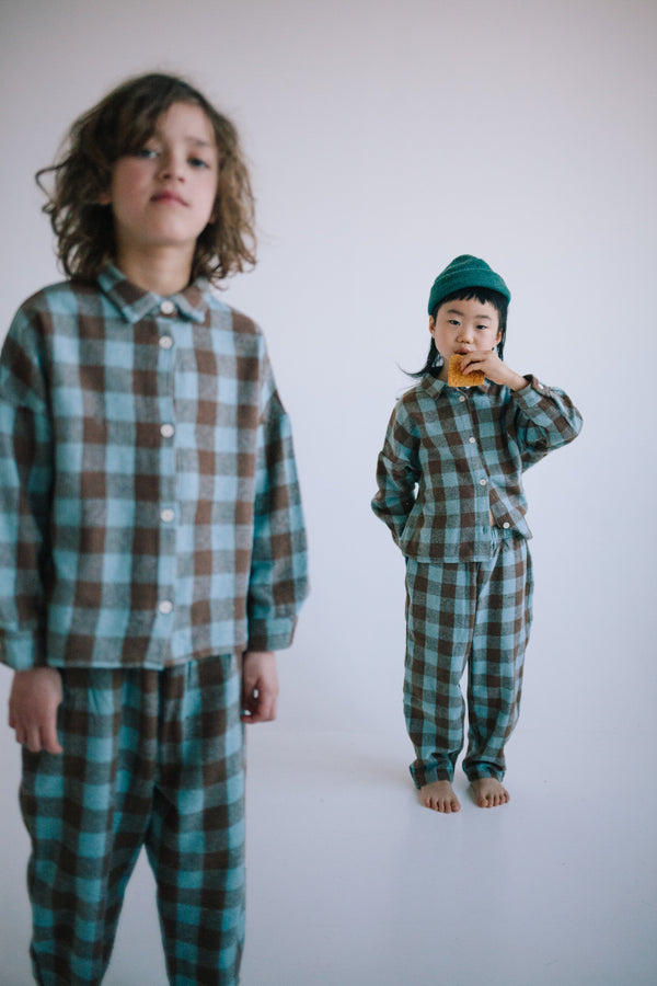 ENSEMBLE PLAID LAGOON