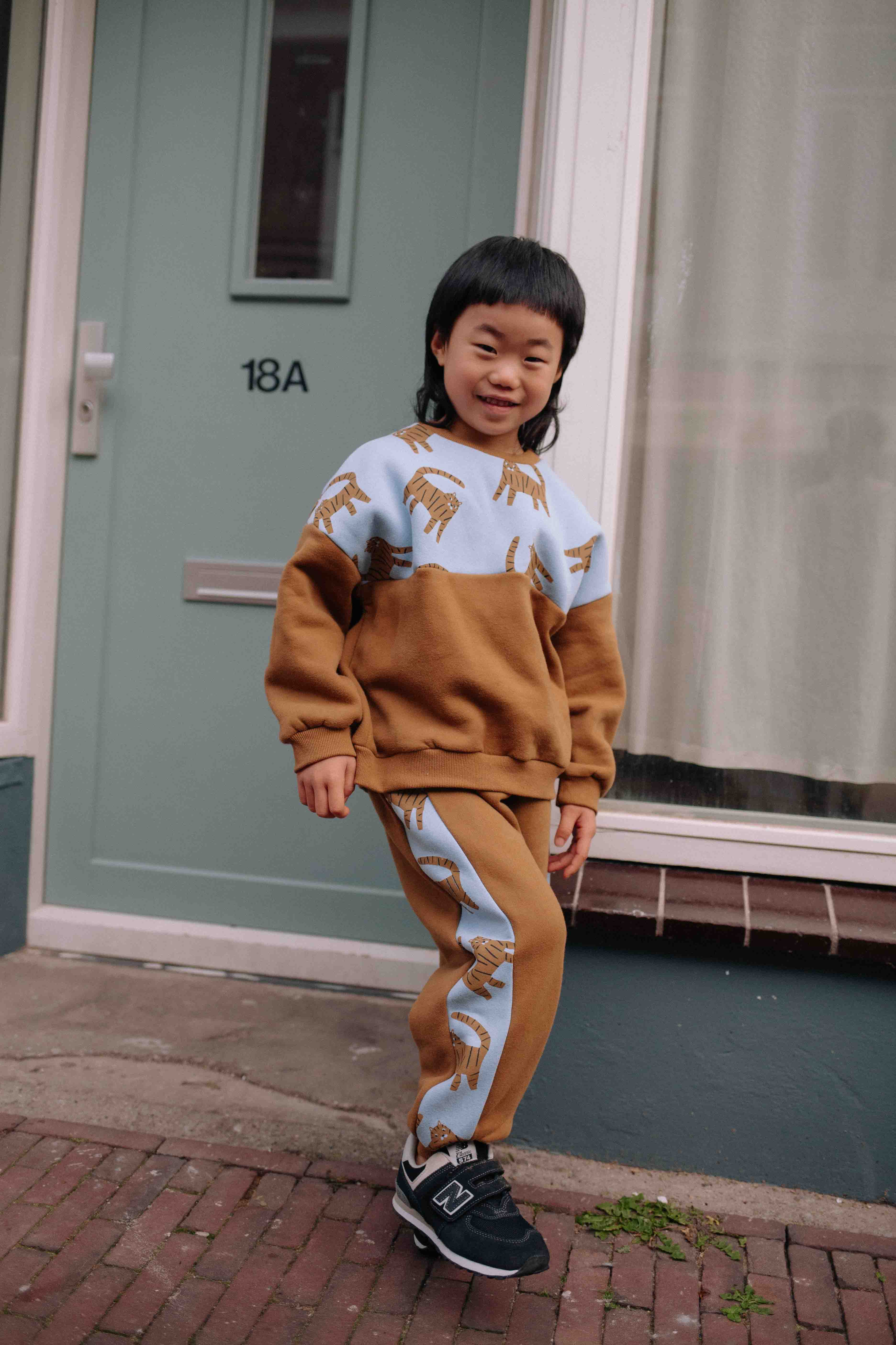 ENSEMBLE MOUTARDE TIGRE