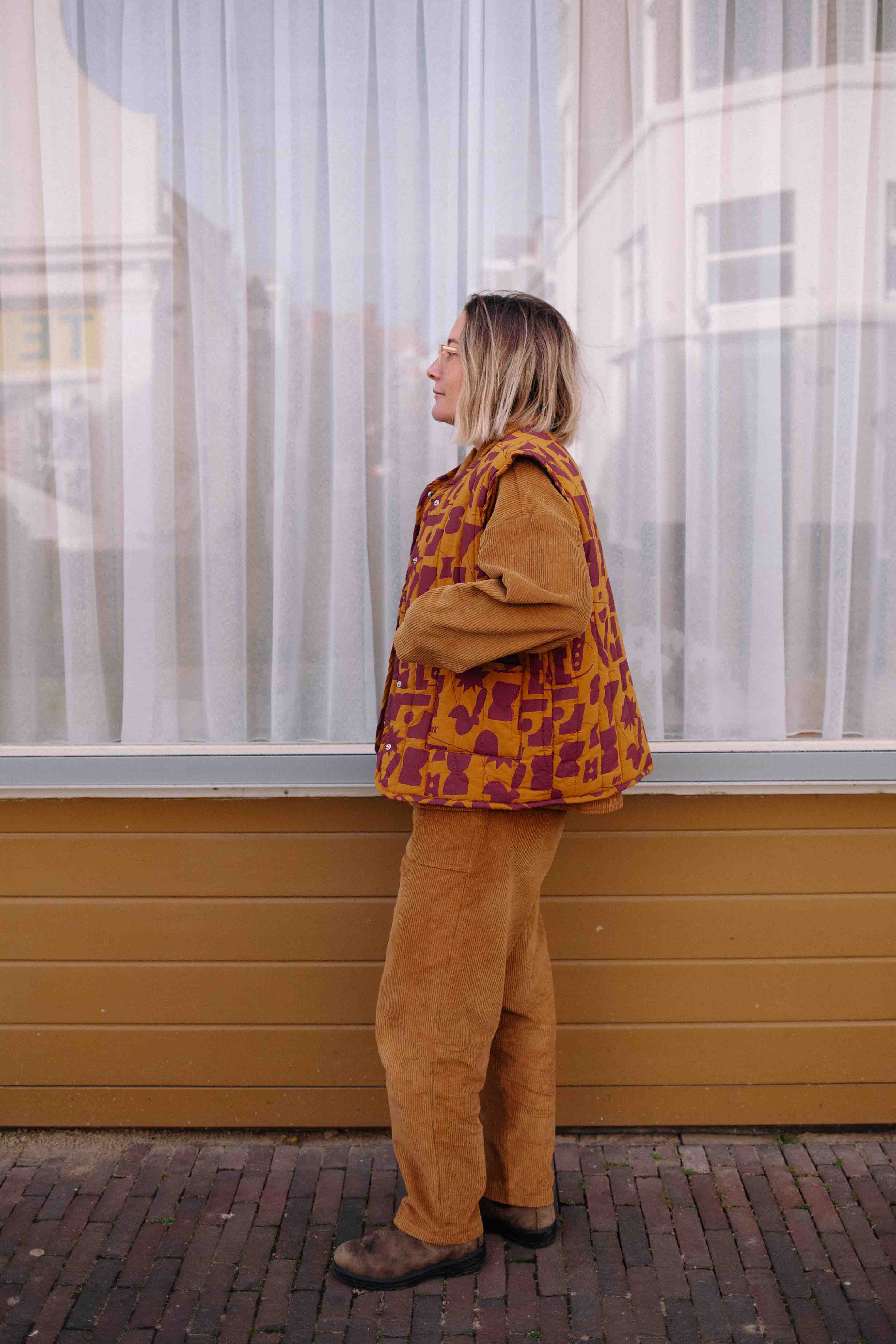 Women quilted cotton vest warm and comfy | GAMIN.GAMINE.