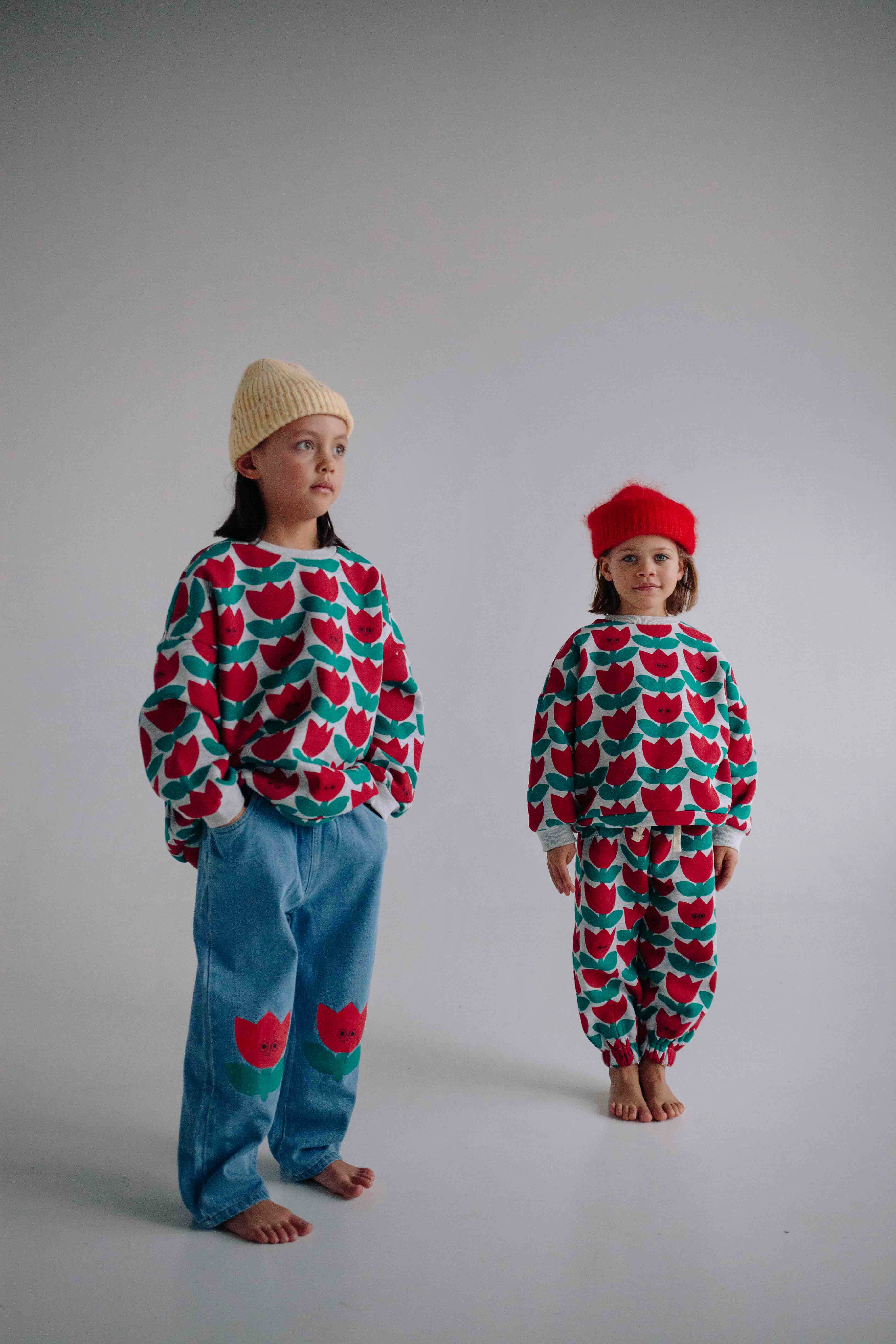 ENSEMBLE GRIS SMILING TULIPE