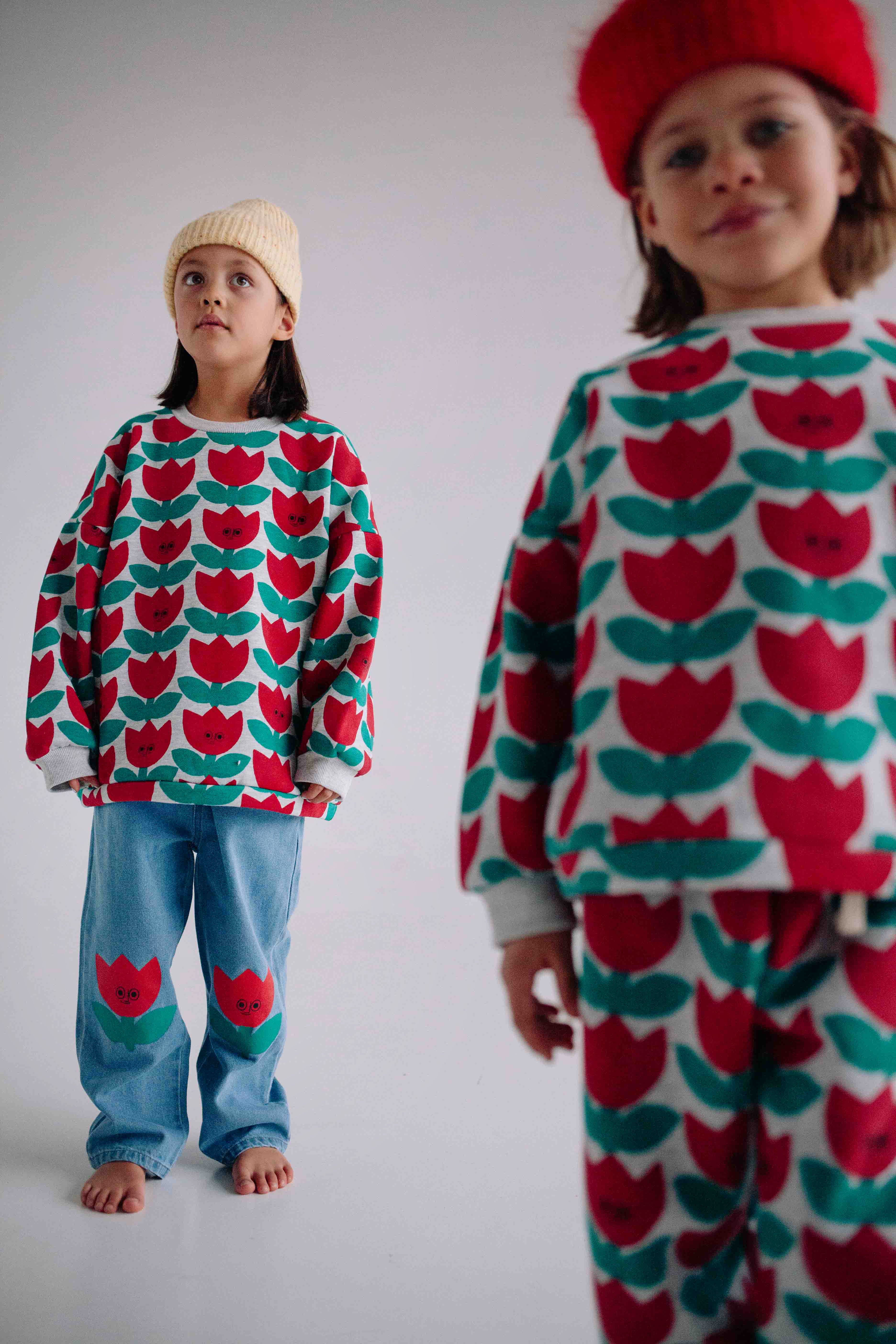 ENSEMBLE GRIS SMILING TULIPE