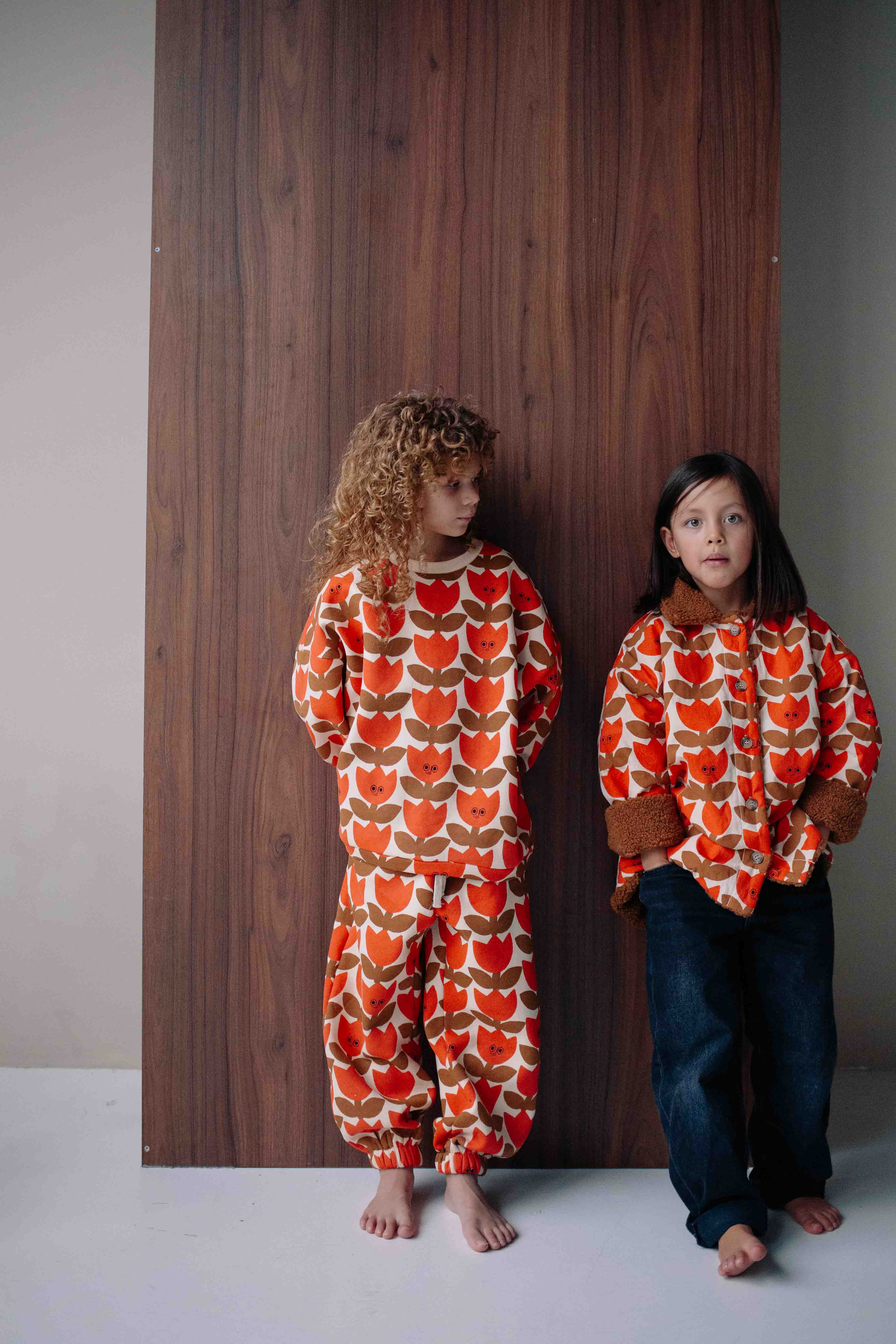 ENSEMBLE ORANGE SMILING TULIPE