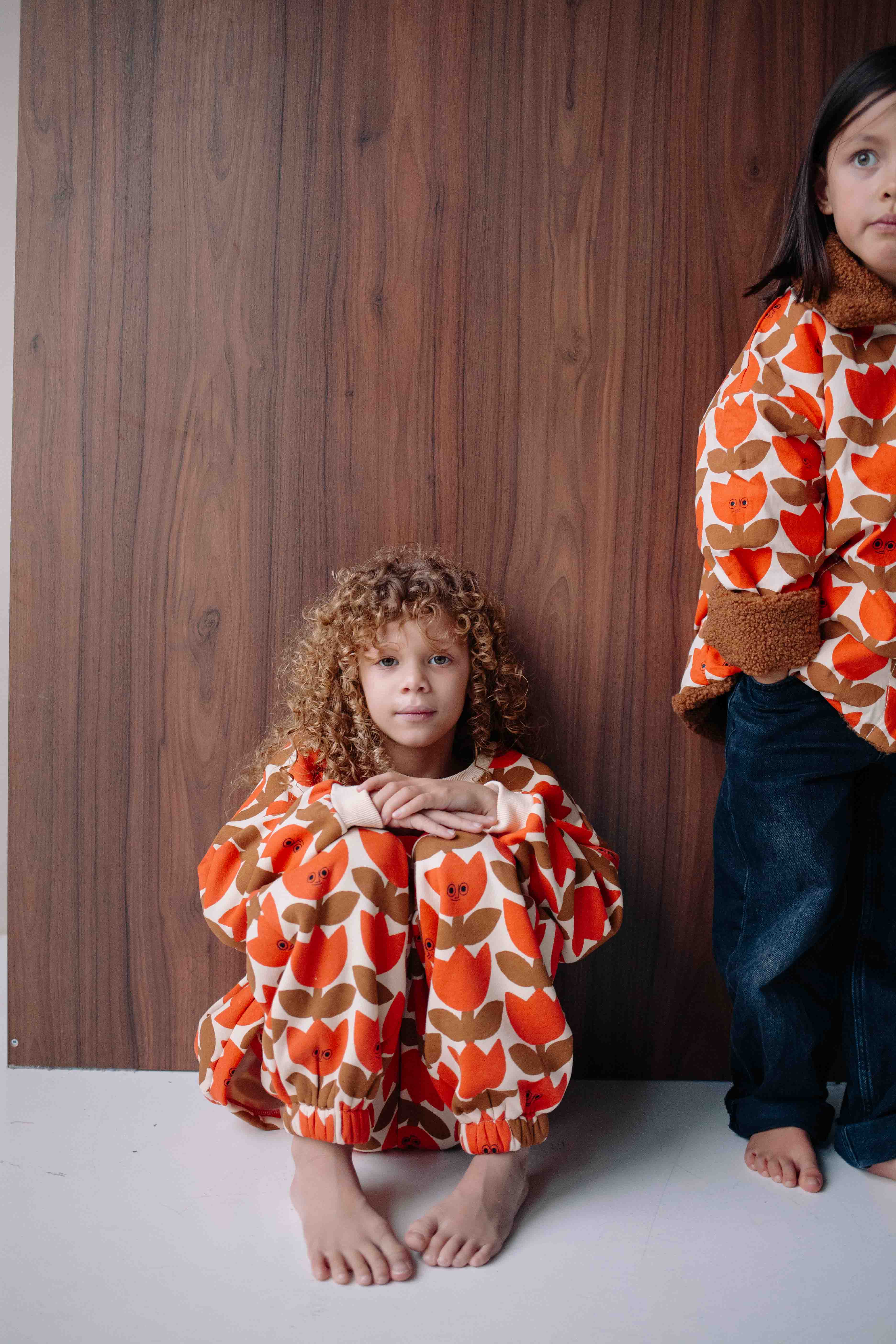 ENSEMBLE ORANGE SMILING TULIPE