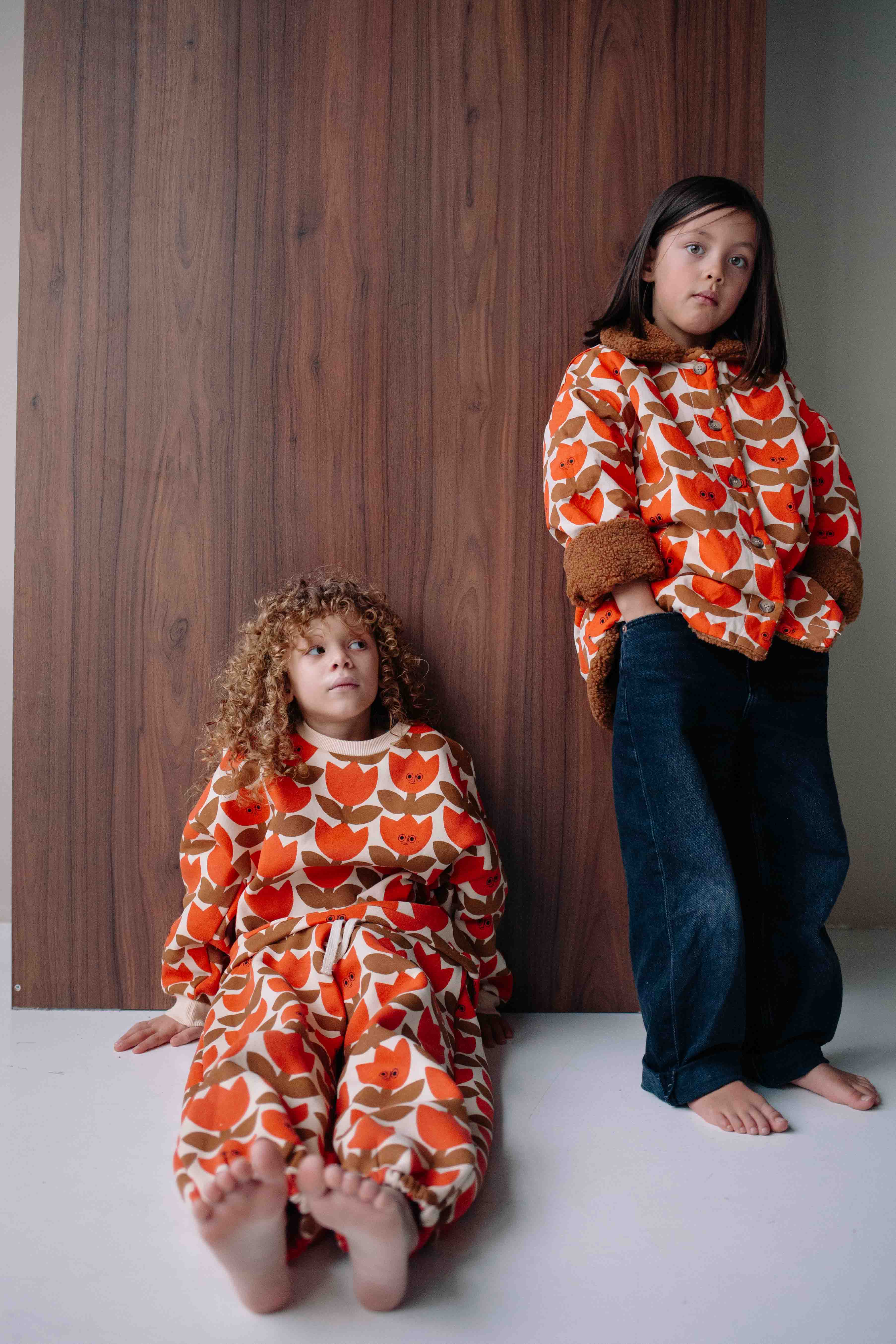 ENSEMBLE ORANGE SMILING TULIPE