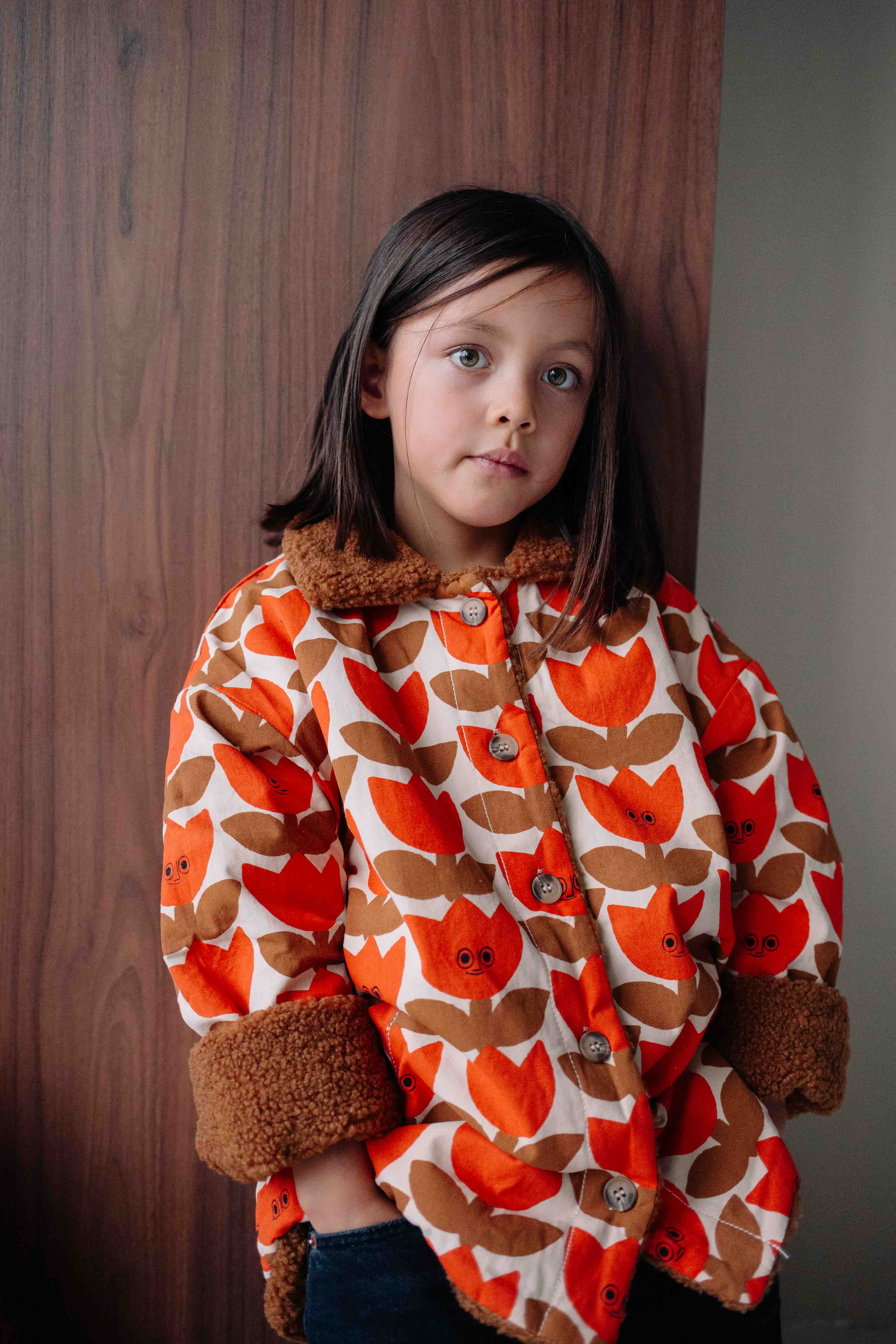 ENSEMBLE ORANGE SMILING TULIPE