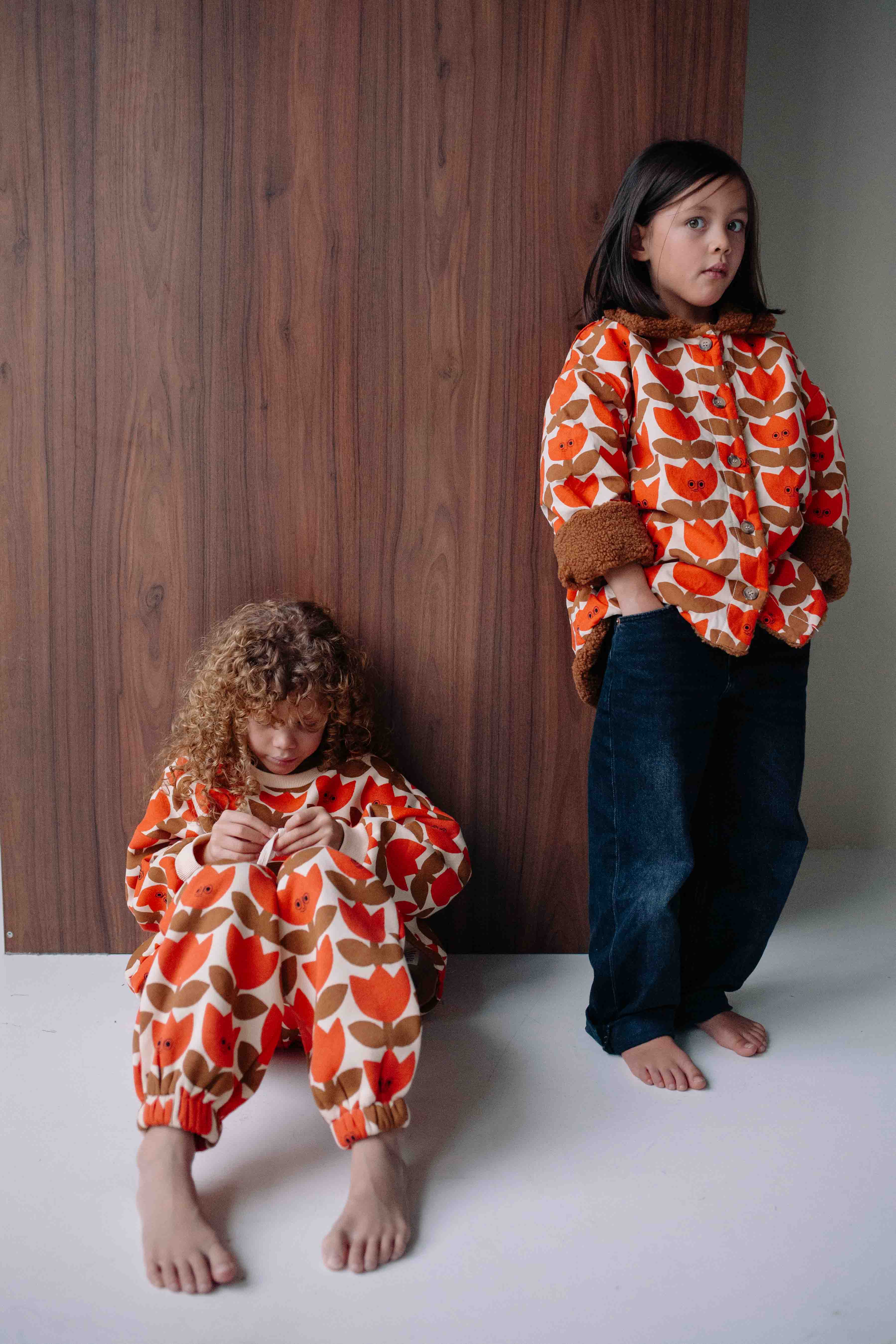 ENSEMBLE ORANGE SMILING TULIPE