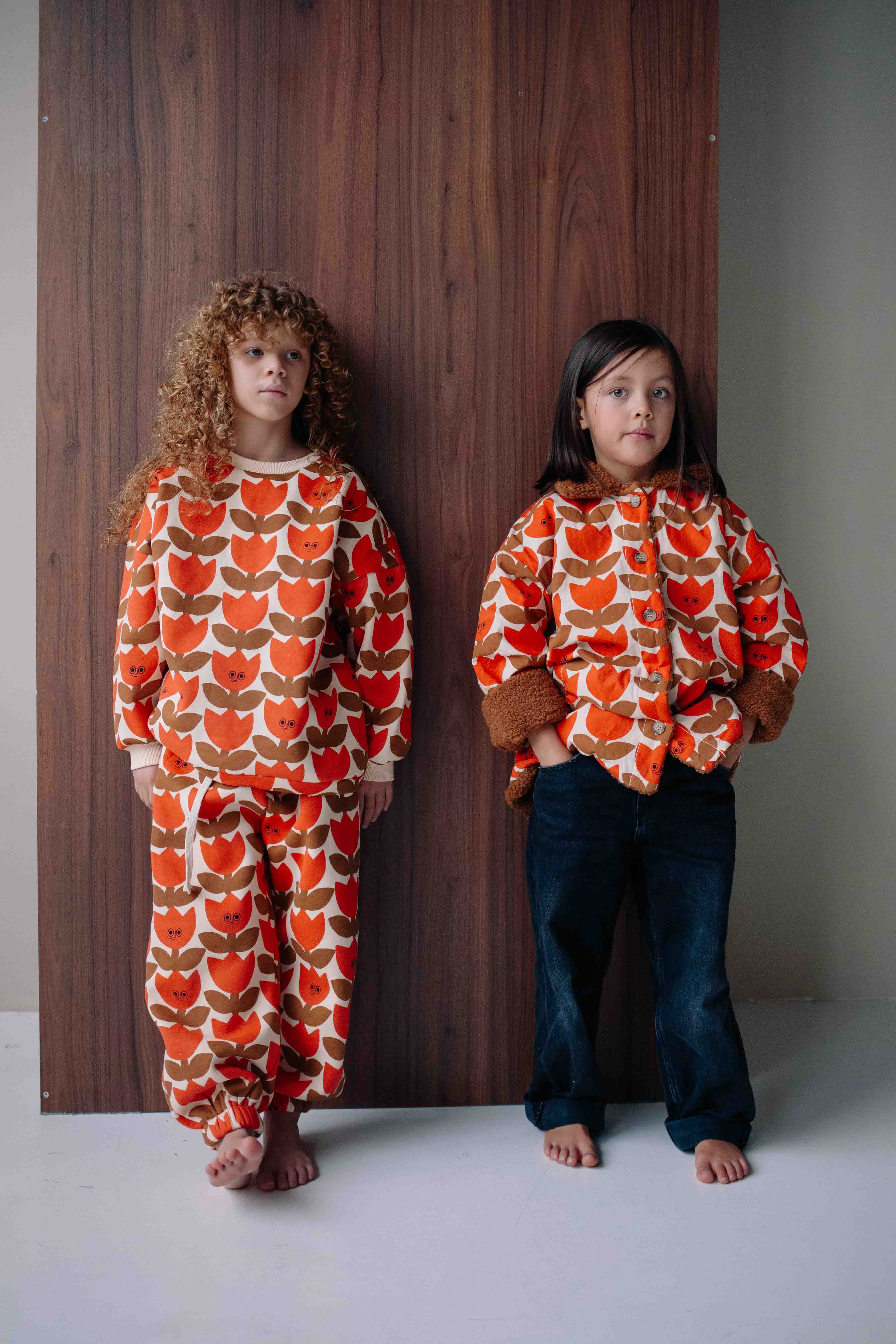 ENSEMBLE ORANGE SMILING TULIPE