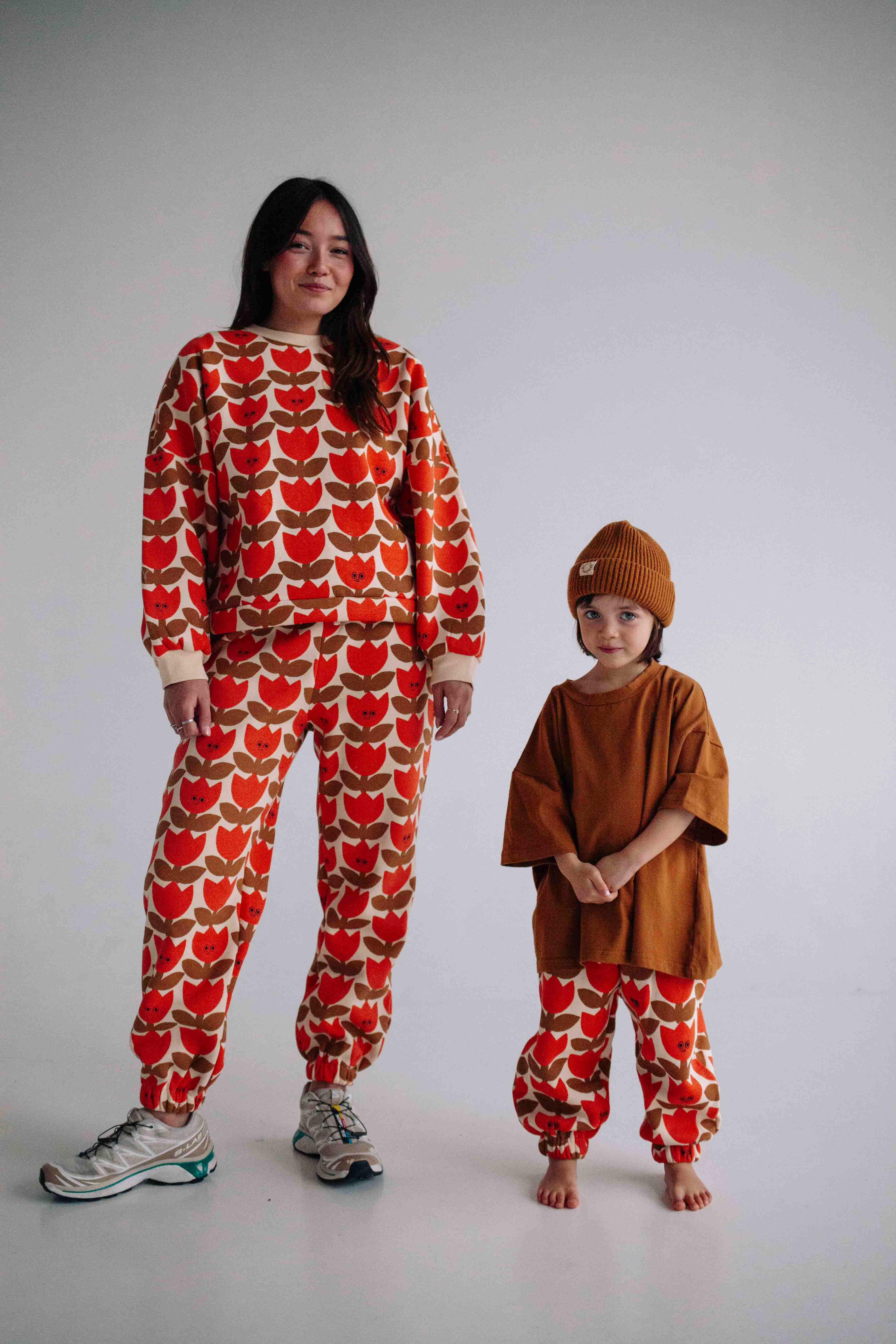 ENSEMBLE ORANGE SMILING TULIPE FEMME