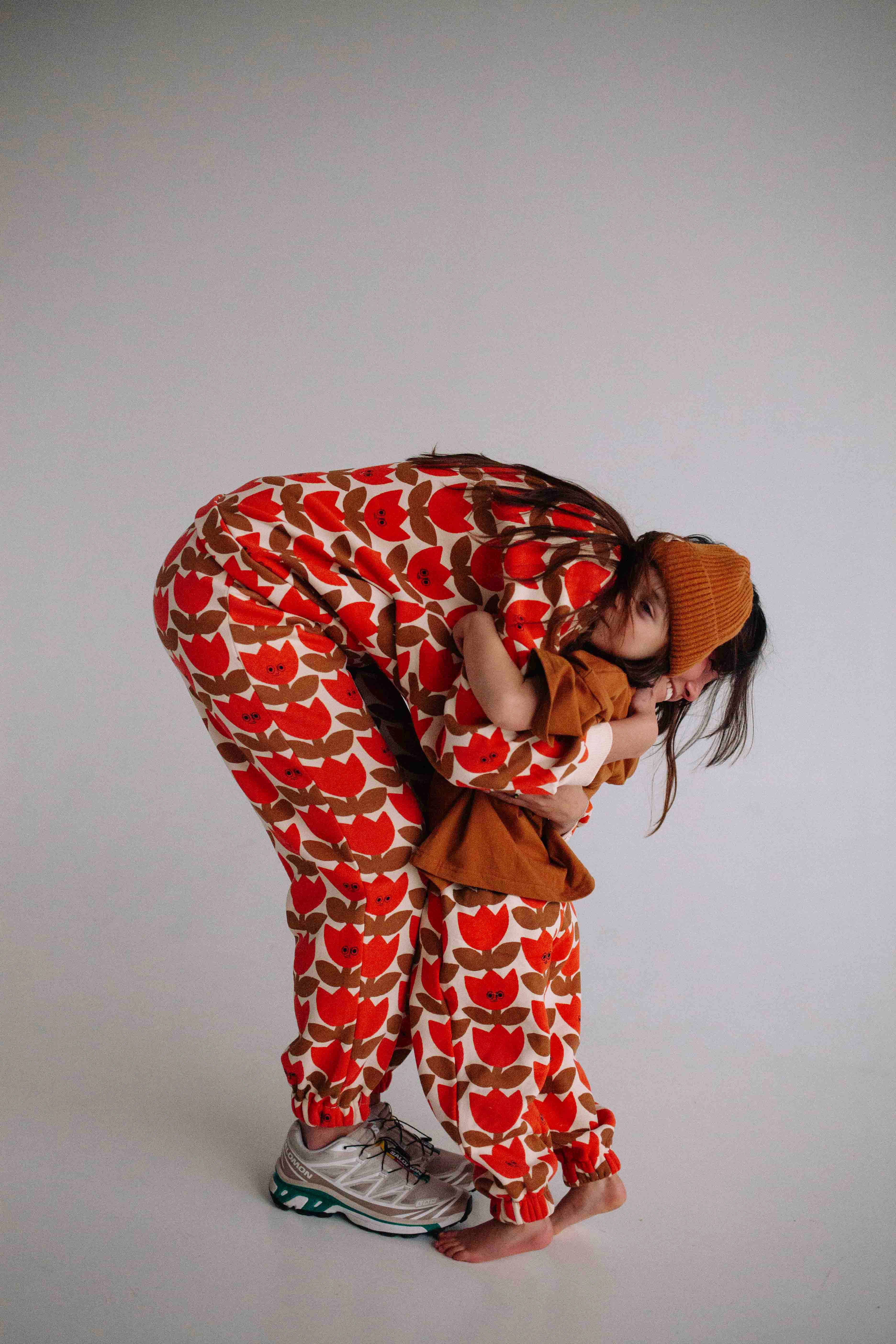 ENSEMBLE ORANGE SMILING TULIPE FEMME