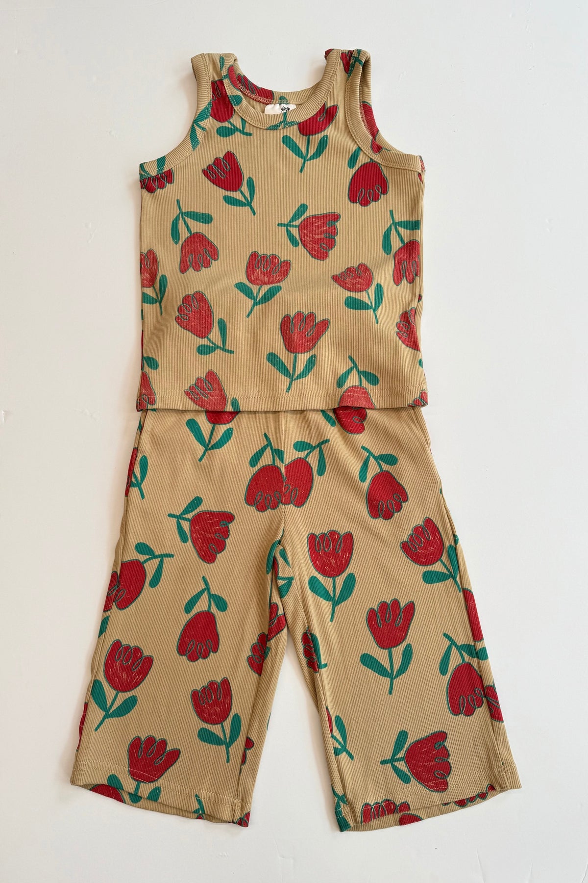 ENSEMBLE FLEUR ROUGE