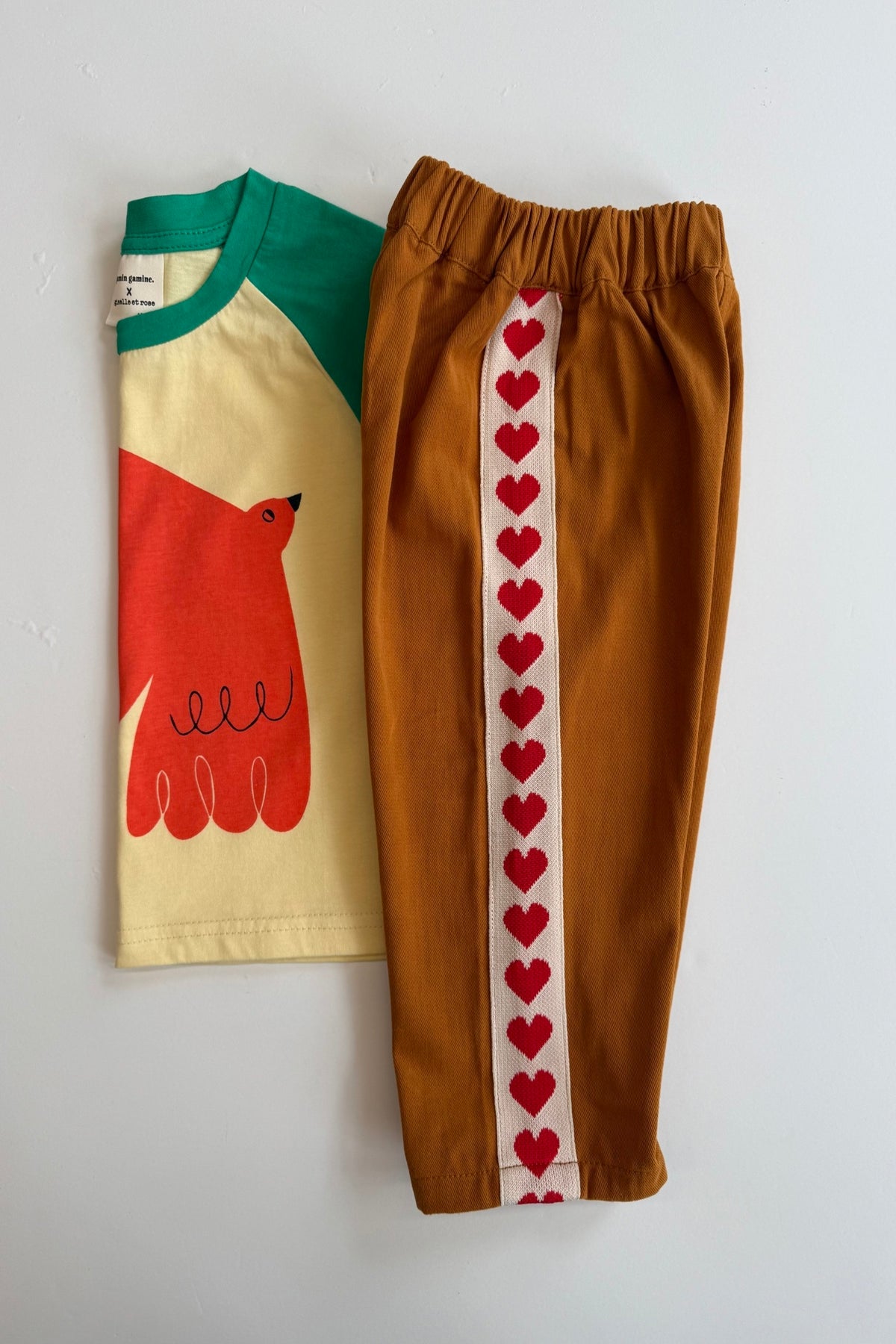 PANTALON LOVE LINE CARAMEL 
