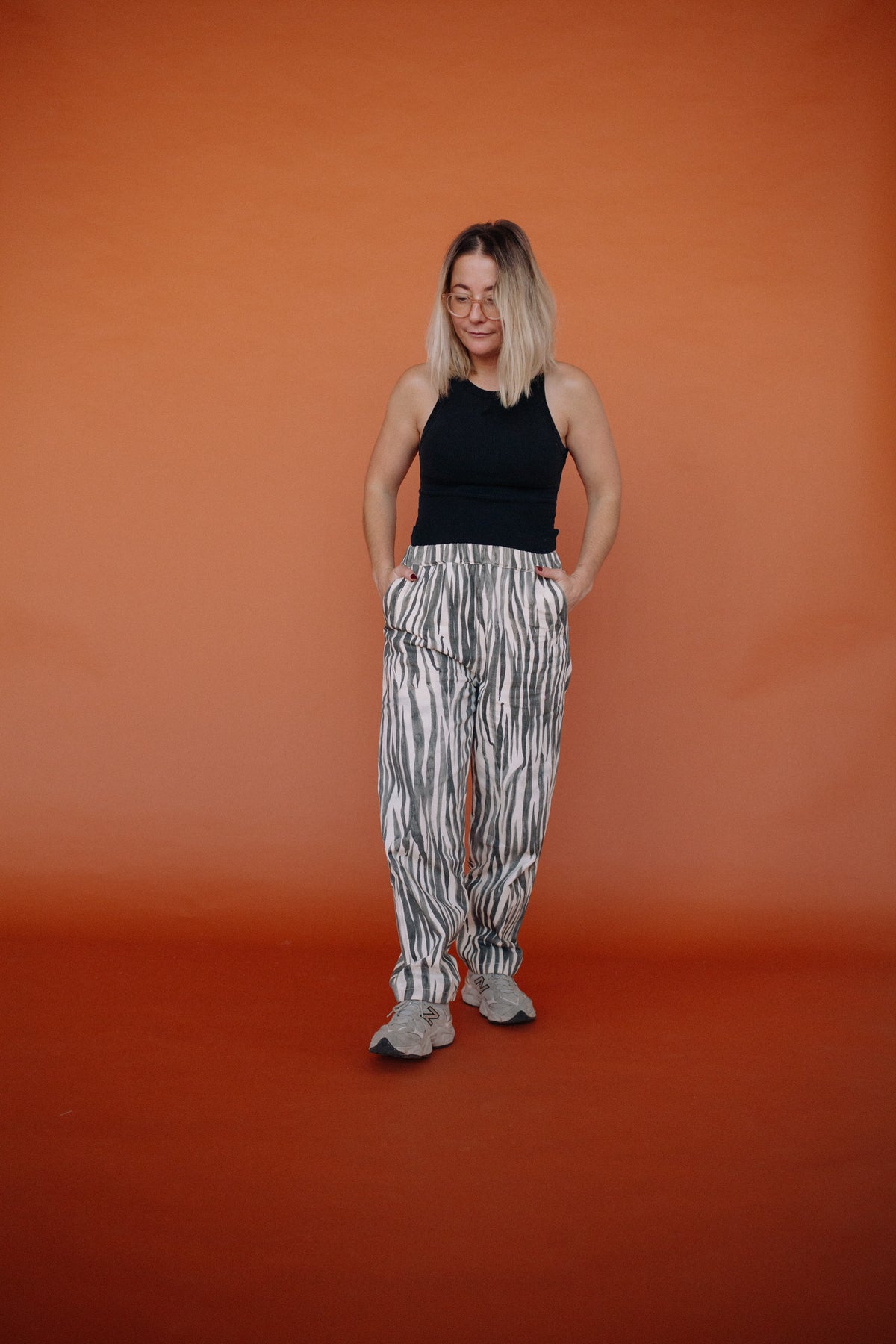 PANTALON ZÈBRE FEMME