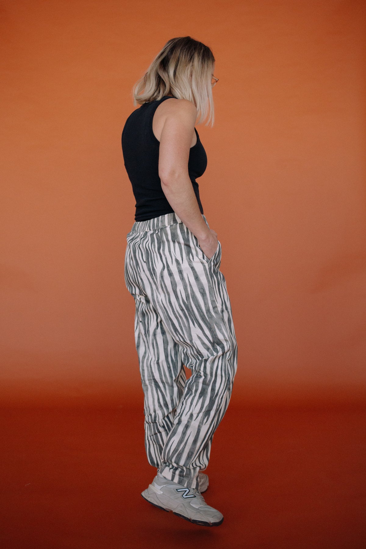 PANTALON ZÈBRE FEMME