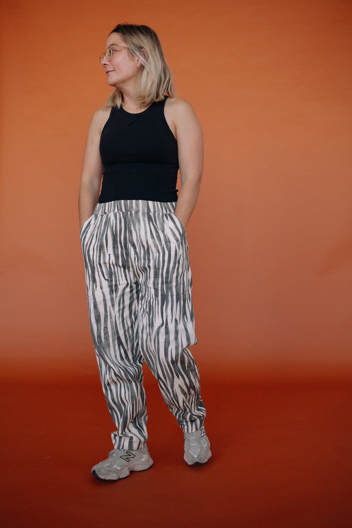PANTALON ZÈBRE FEMME