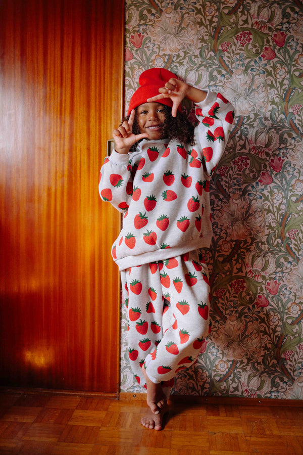 ENSEMBLE GRIS STRAWBERRRY 