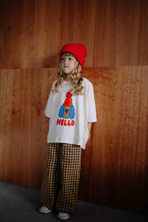 YELLOW VICHY PANTS