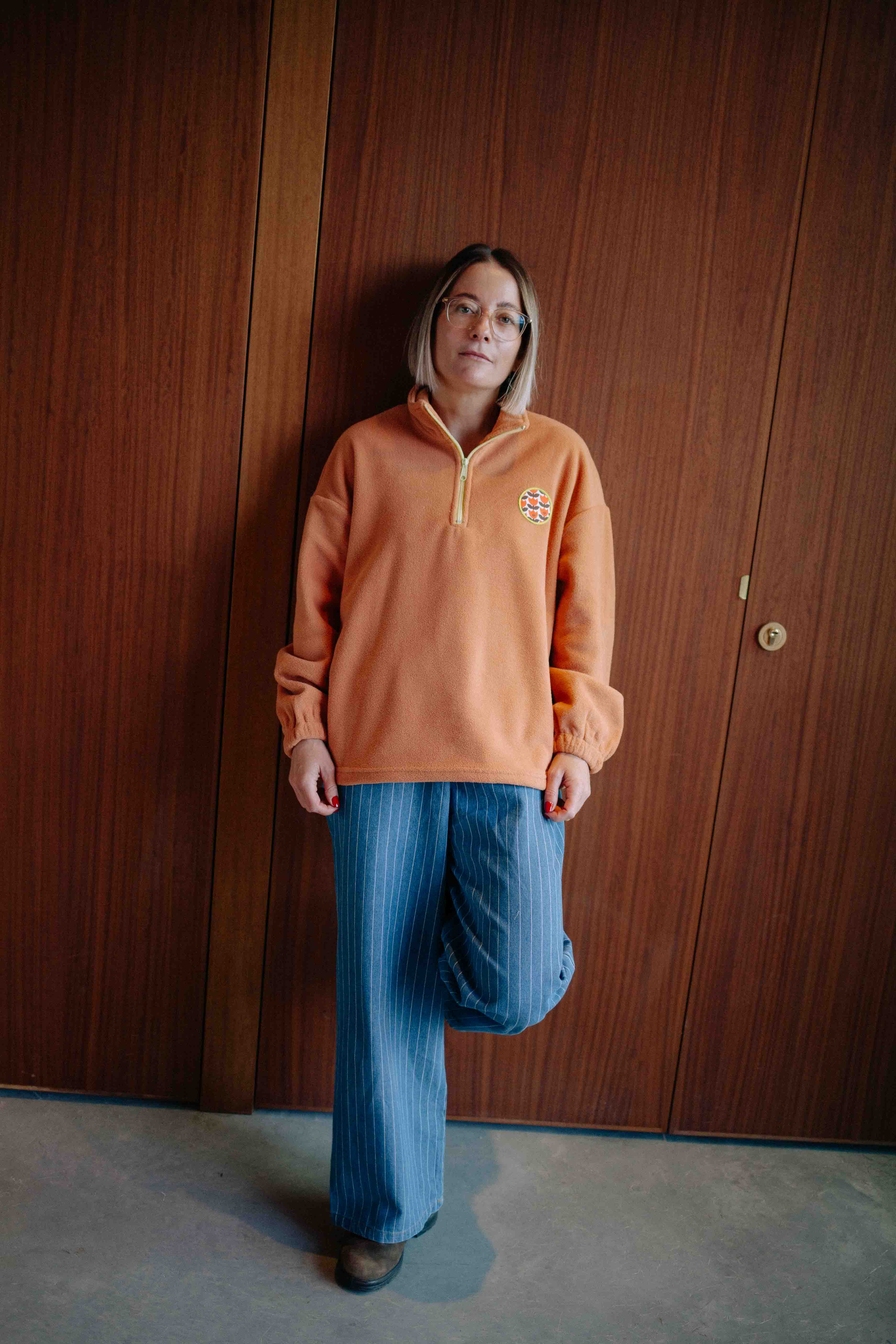 STRIPED JEANS WOMAN
