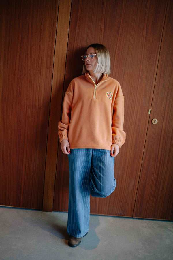 STRIPED JEANS WOMAN