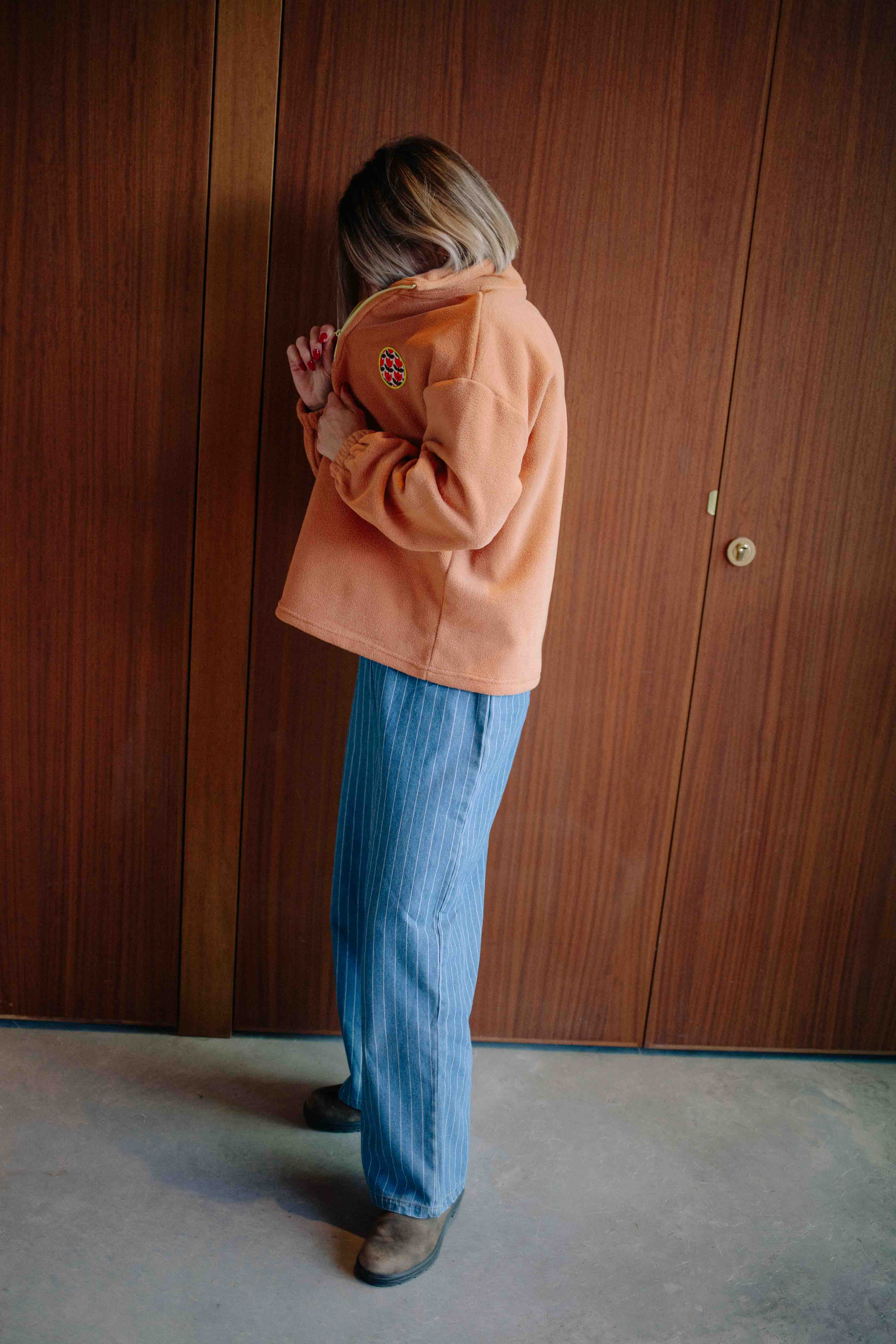 STRIPED JEANS WOMAN