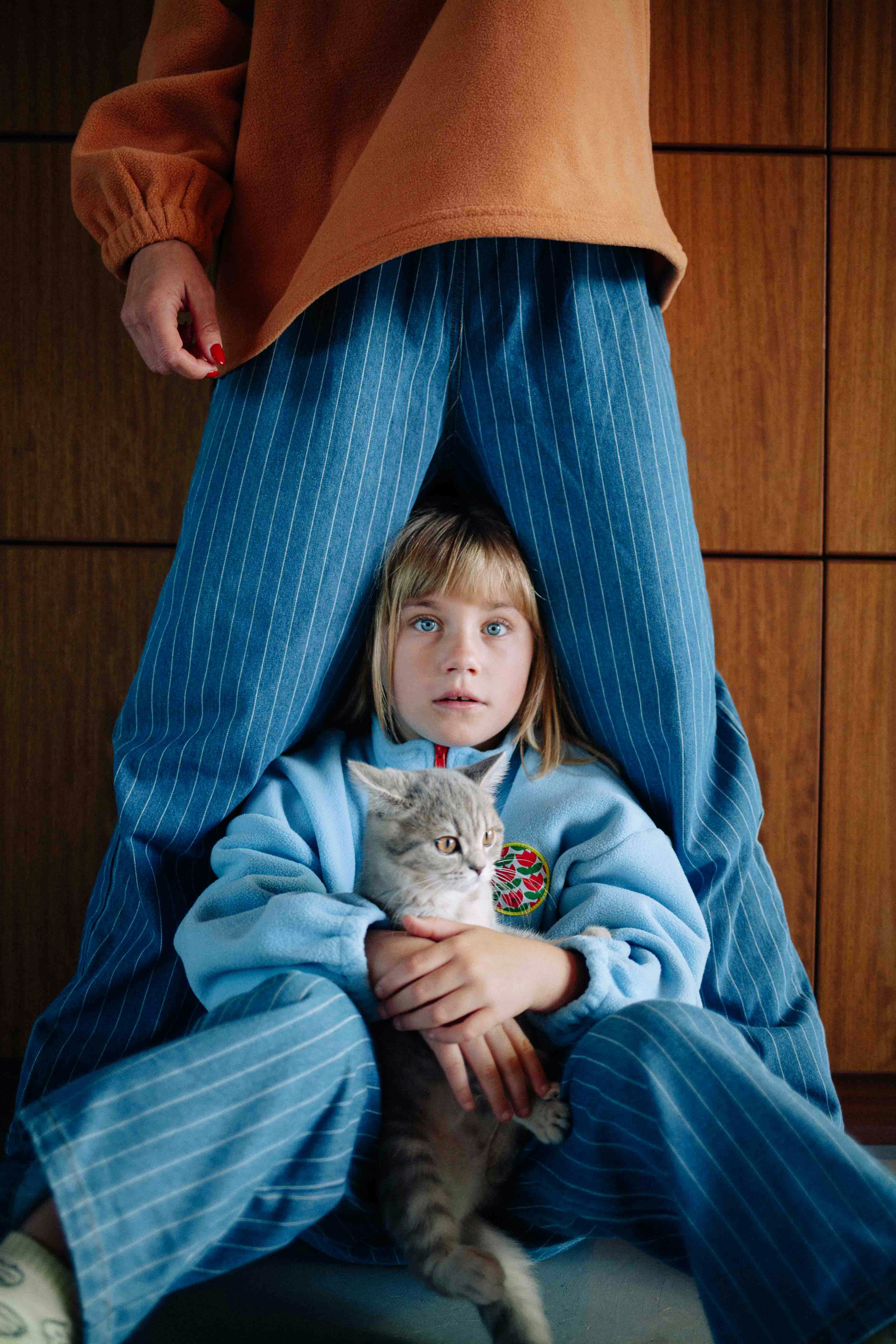 STRIPED JEANS WOMAN