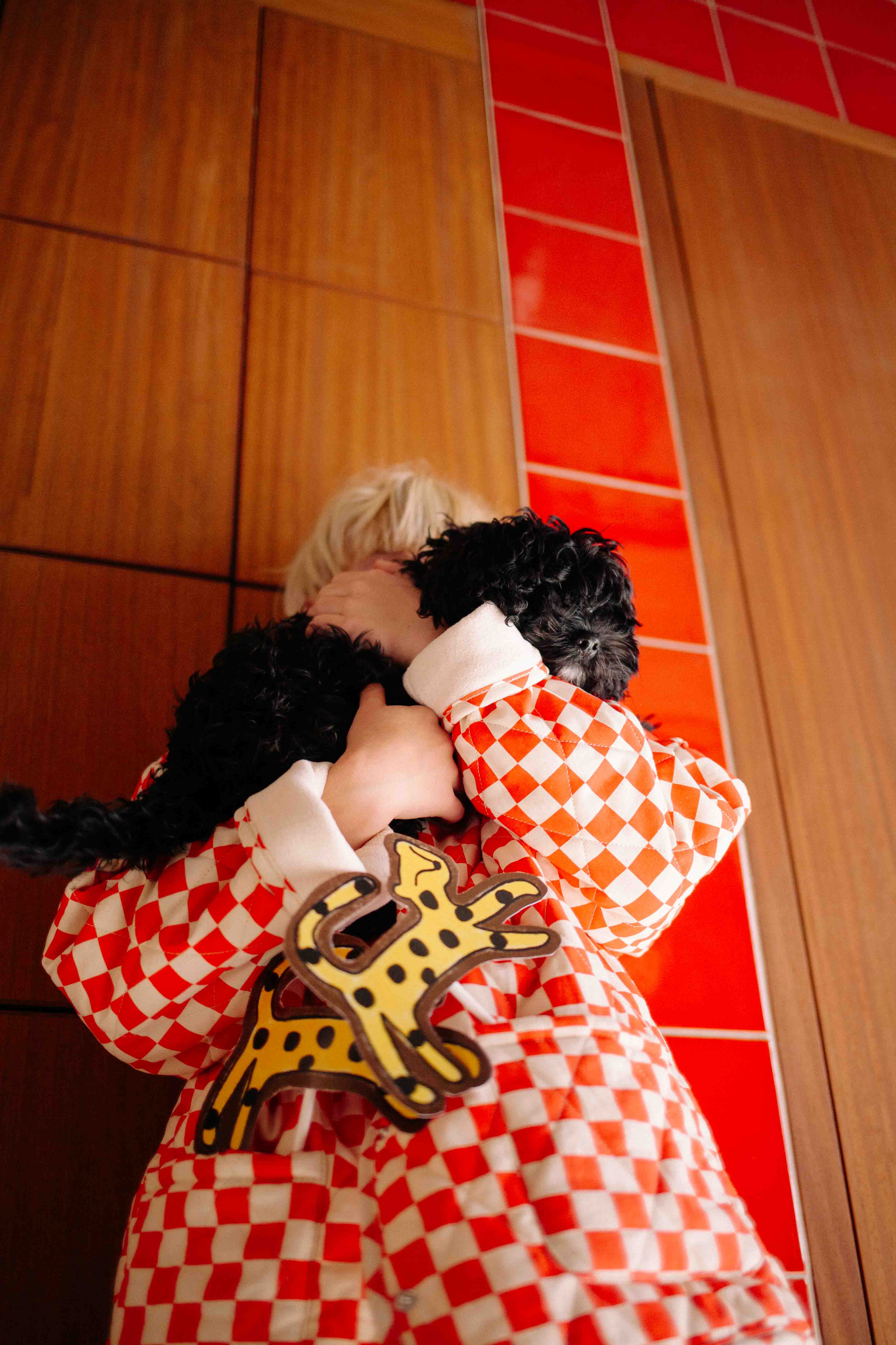 RED CHECKERS JACKET