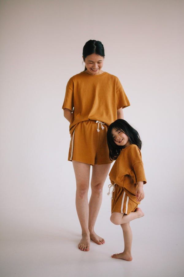 CARAMEL WAFFLE SET WOMAN