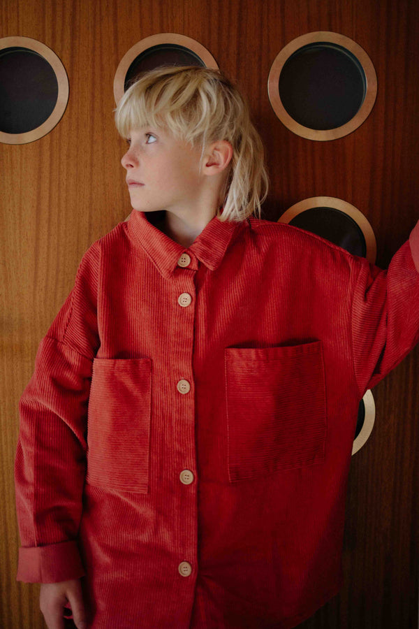 TERRACOTTA CORDUROY SET