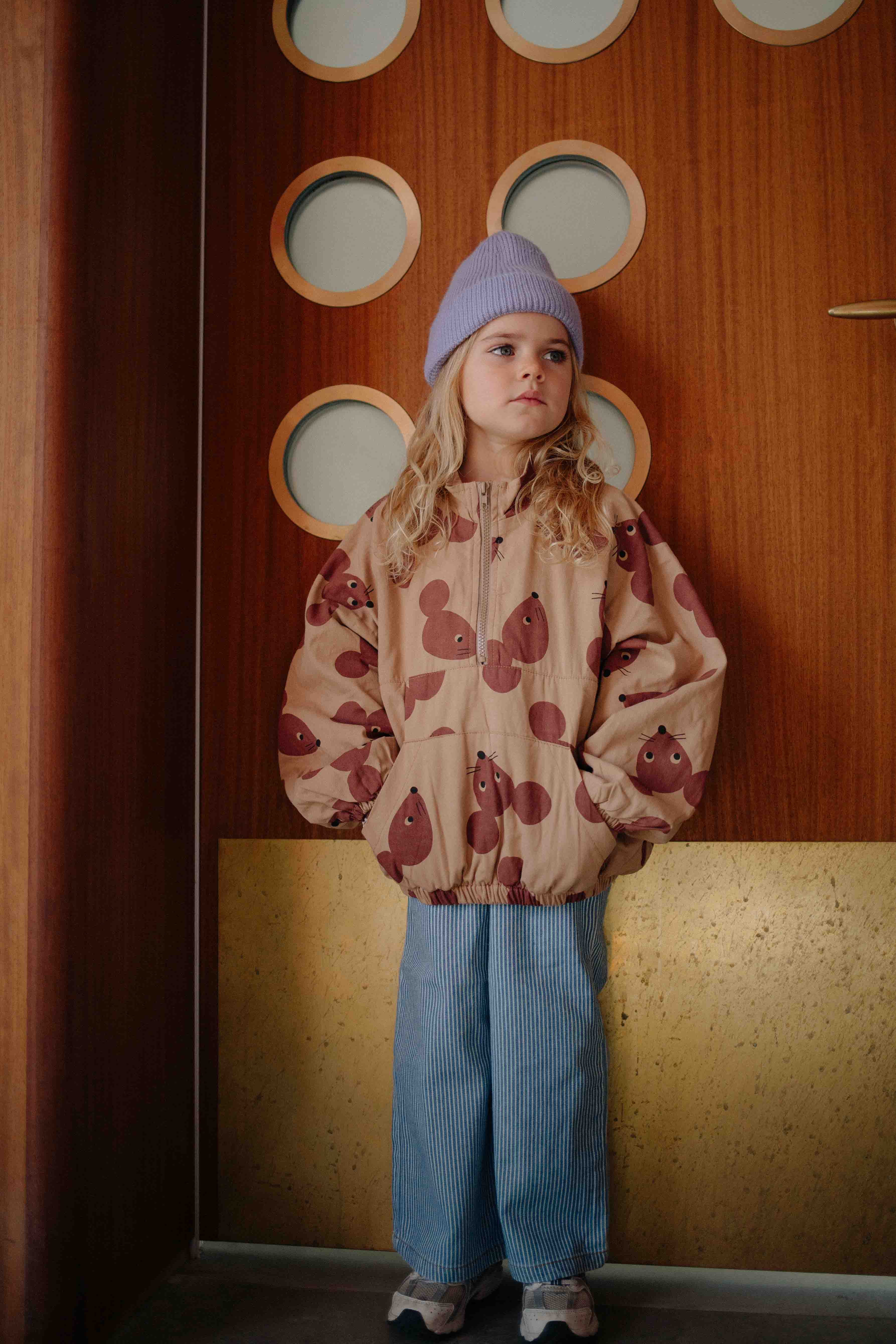 BROWN FUNNY MOUSE JACKET