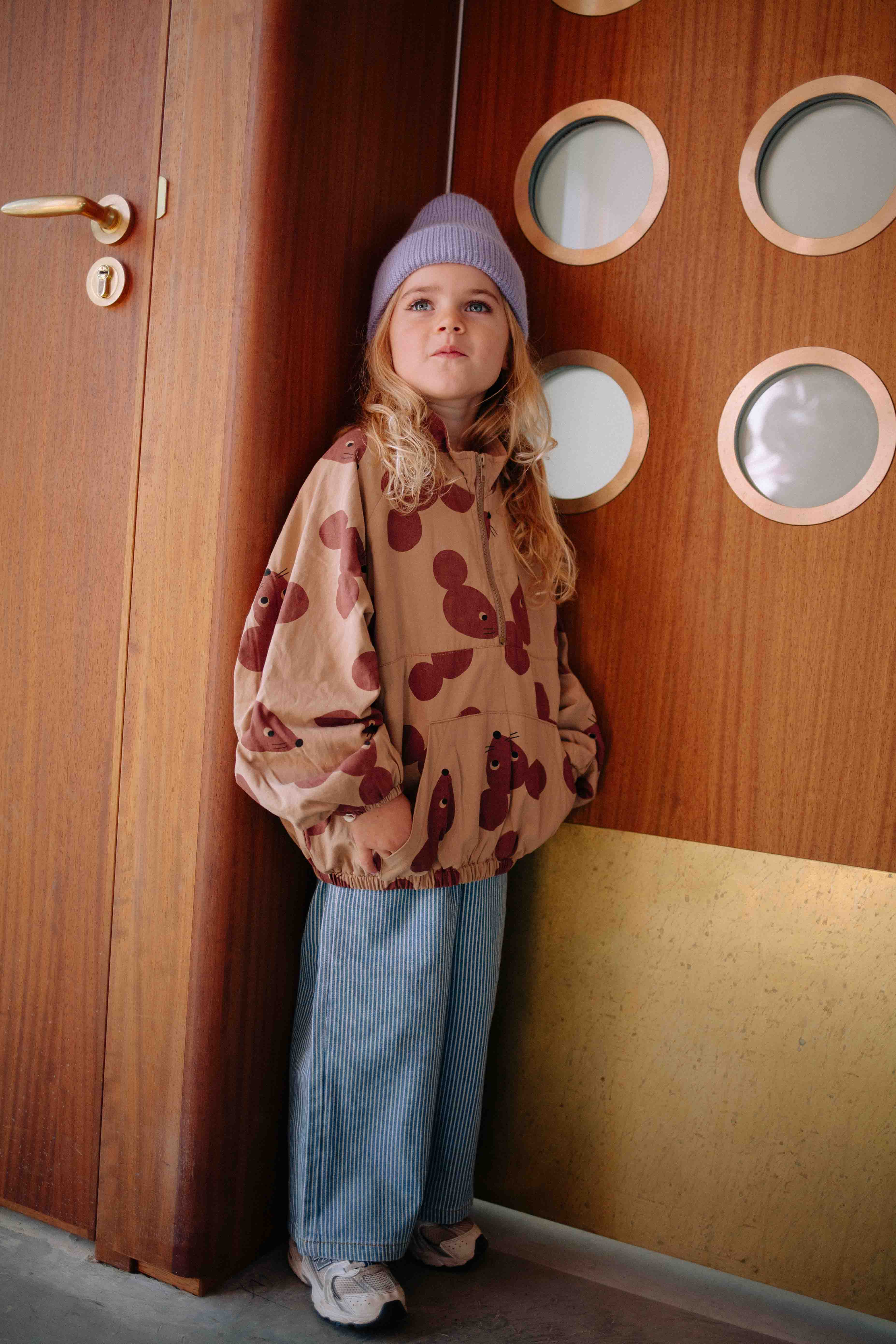 BROWN FUNNY MOUSE JACKET